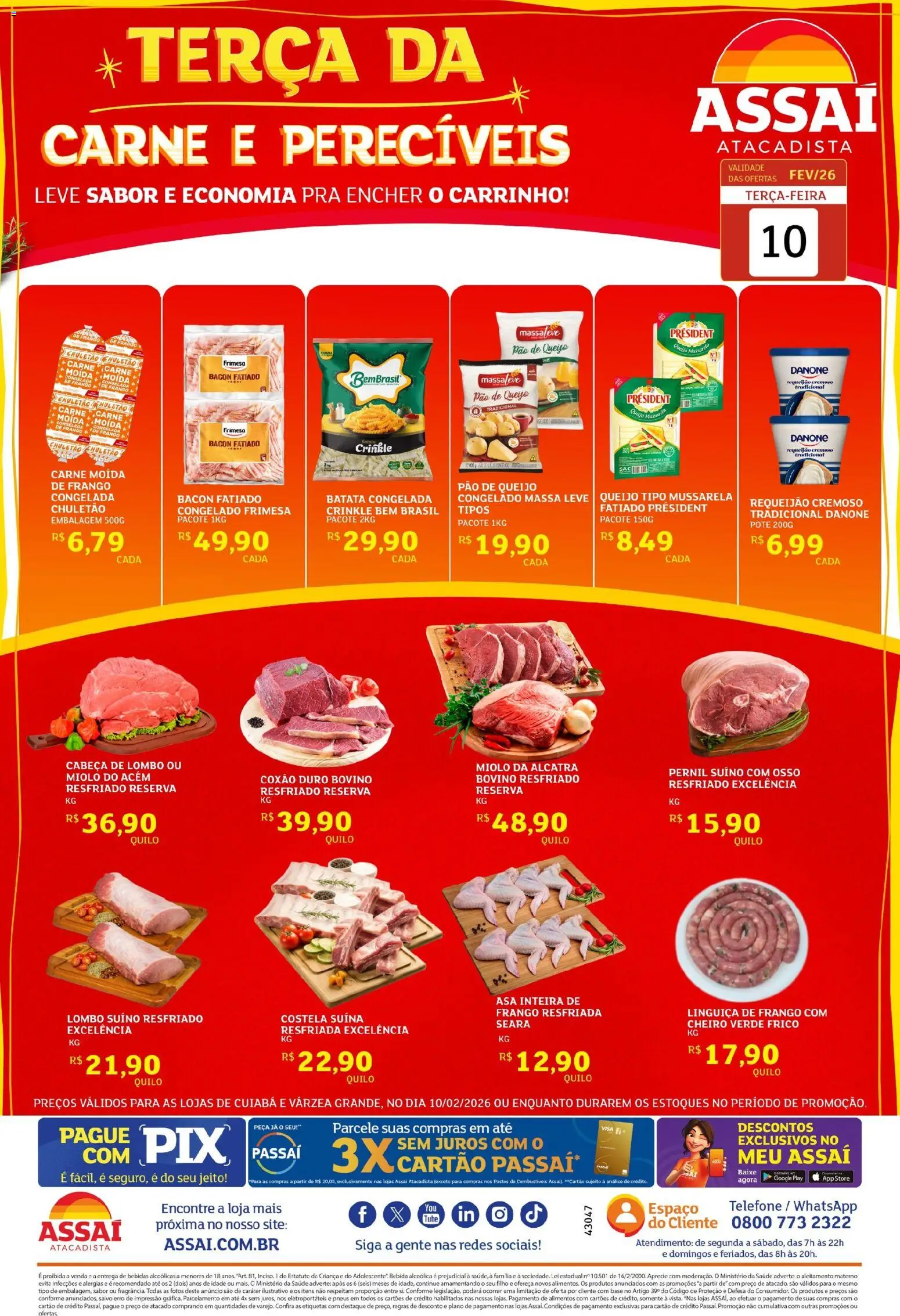 Assaí Atacadista Folheto - válido de 10.02.2026 | Página: 1