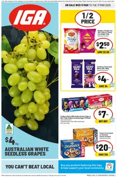 Preview of IGA catalogue NSW - valid from 11.03.2026