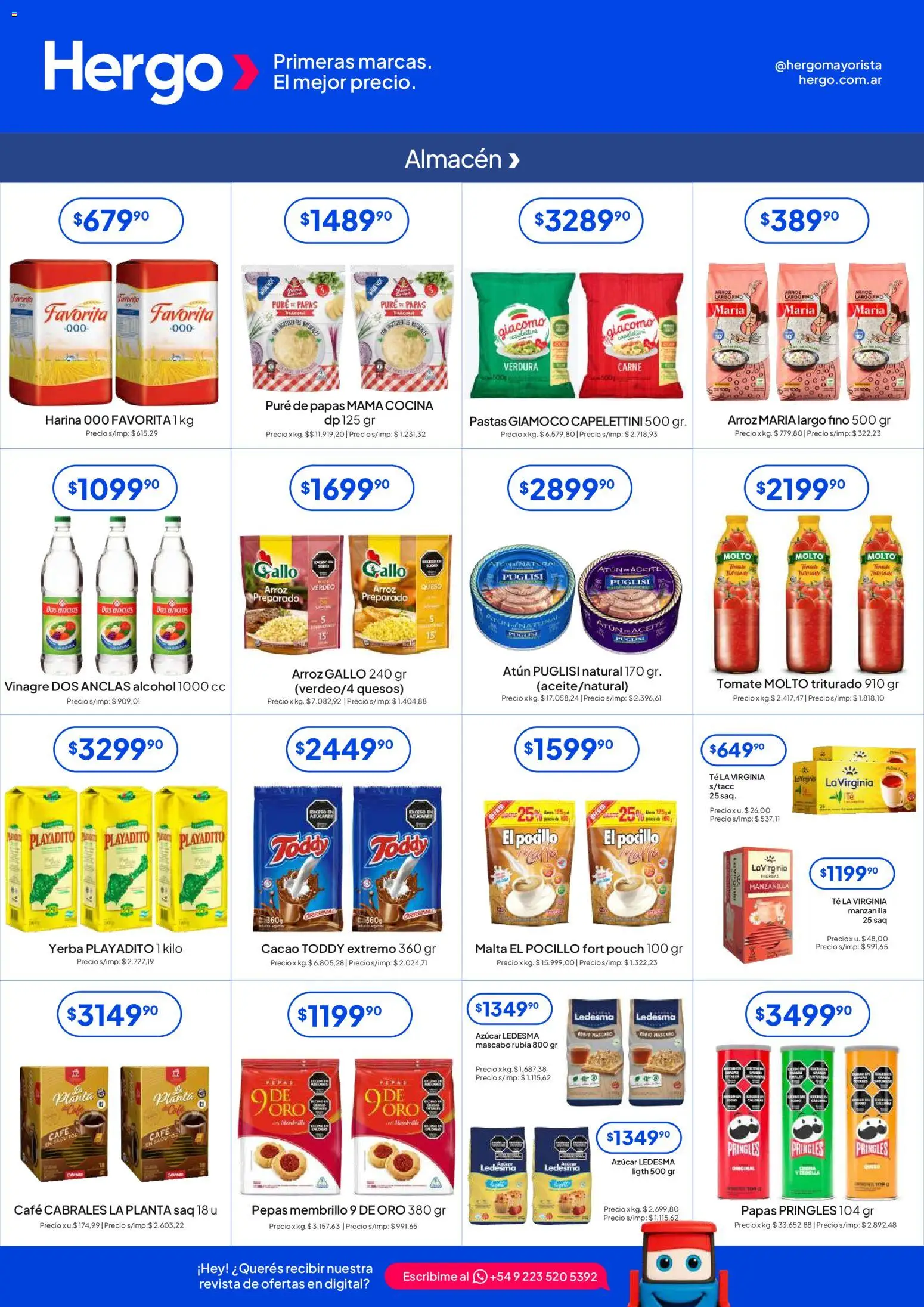 Hergo catálogo │ válido desde el 26.03.2026 | Página: 2 | Productos: Vinagre, Tomate, Pocillo, Cacao