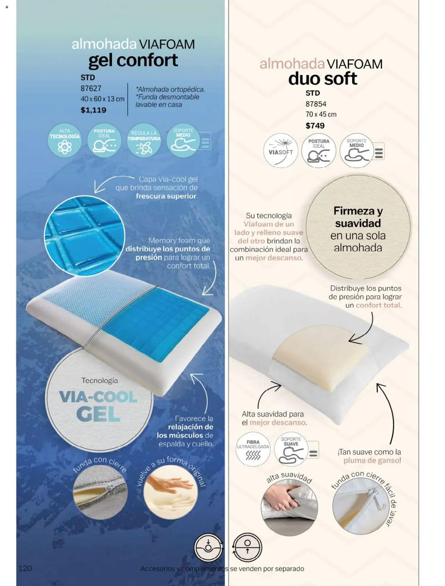 Nuevas ofertas de Vianney válidas en toda la República Mexicana desde el 23.01.2026. ¡Encuentra las mejores ofertas en Vianney catálogo Chavos! | Página: 122 | Productos: Funda, Almohada