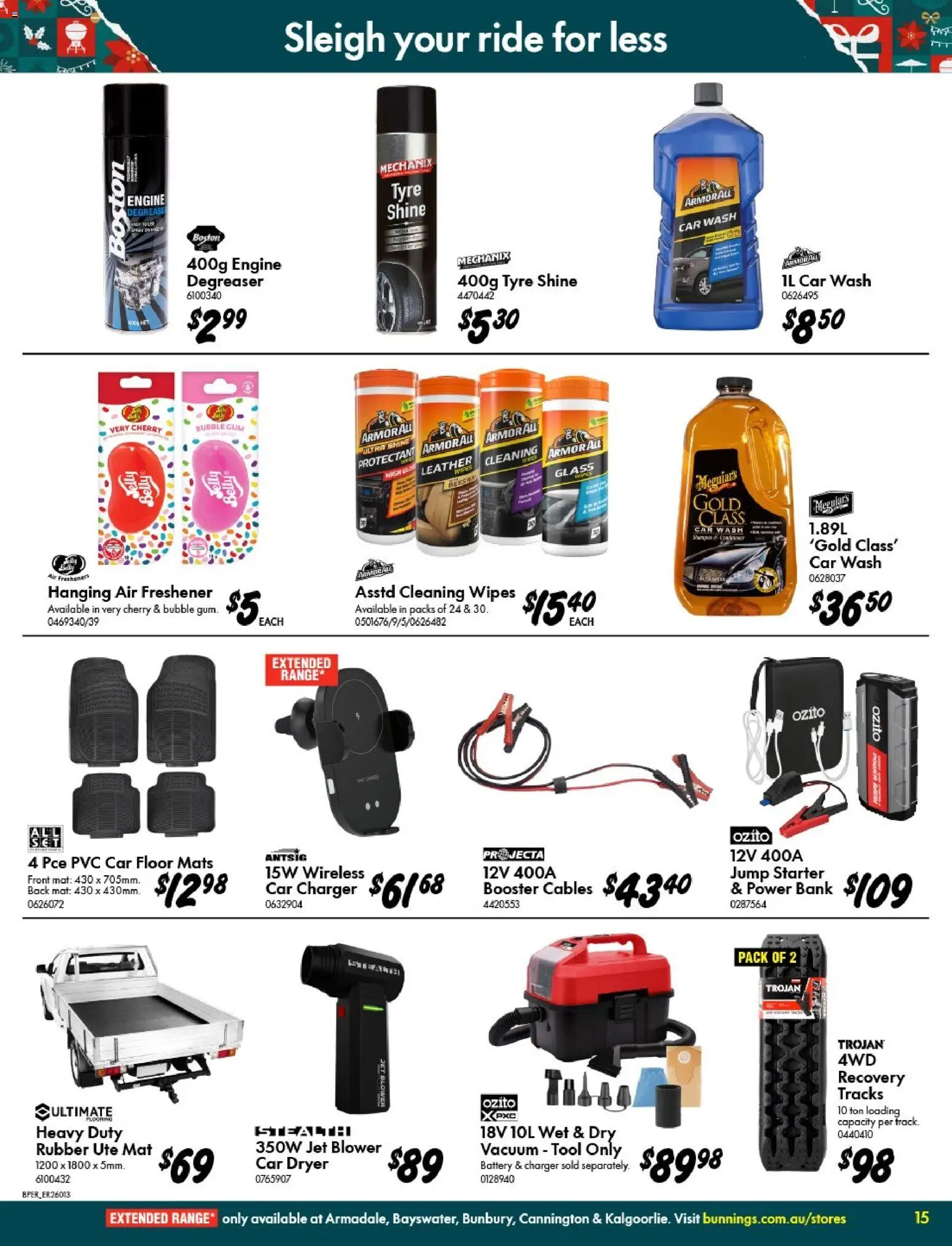 Bunnings Warehouse catalogue - valid from 03.12.2025 | Page: 15 | Products: Battery, Charger, Dryer, Air freshener