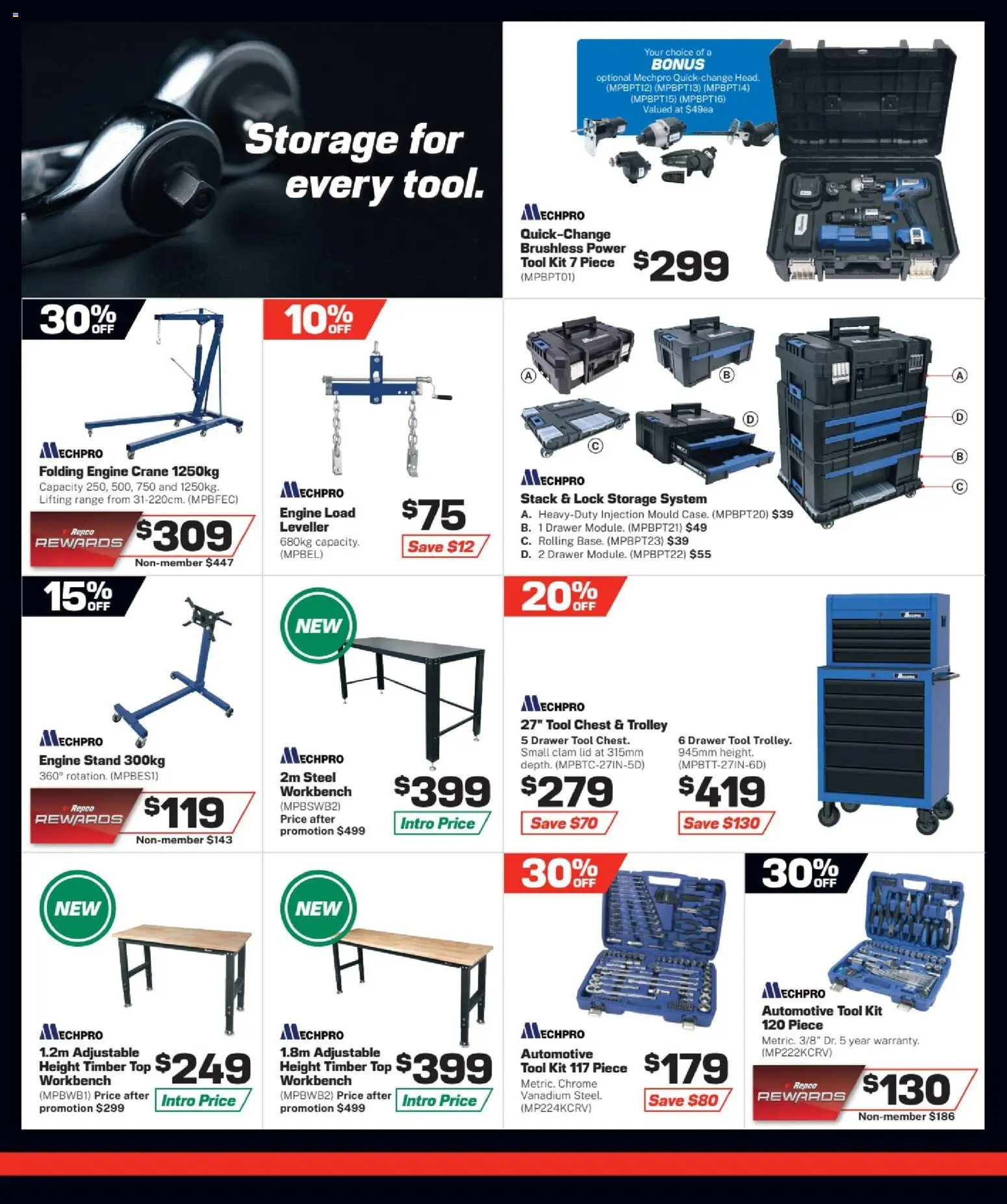 Repco catalogue - valid from 07.01.2026 | Page: 18 | Products: Drawer, Trolley