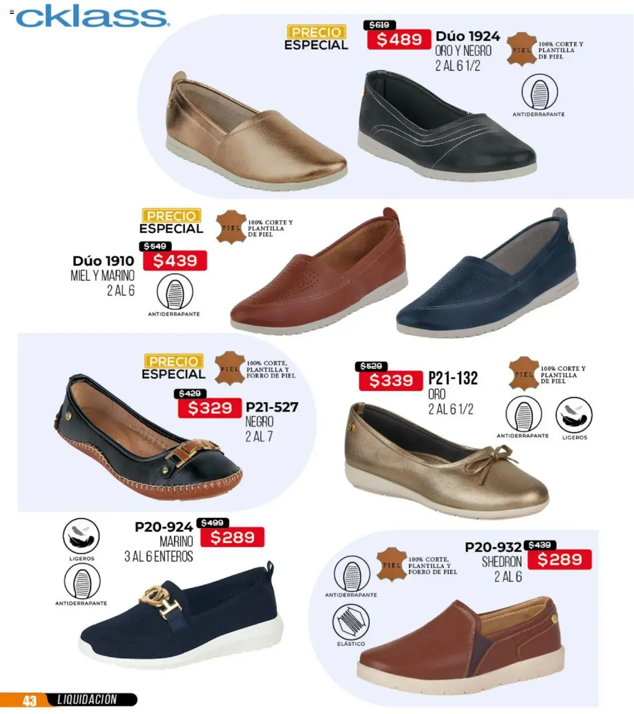 Nuevas ofertas de Cklass válidas en toda la República Mexicana desde el 22.09.2025. ¡Encuentra las mejores ofertas en Cklass - Catálogo Liquidación Ropa! | Página: 129