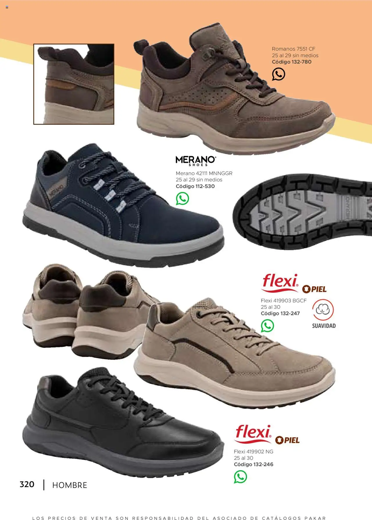 Nuevas ofertas de SC Pakar válidas en toda la República Mexicana desde el 24.07.2025. ¡Encuentra las mejores ofertas en SC Pakar - Catálogo Hombre otoño / invierno! | Página: 320