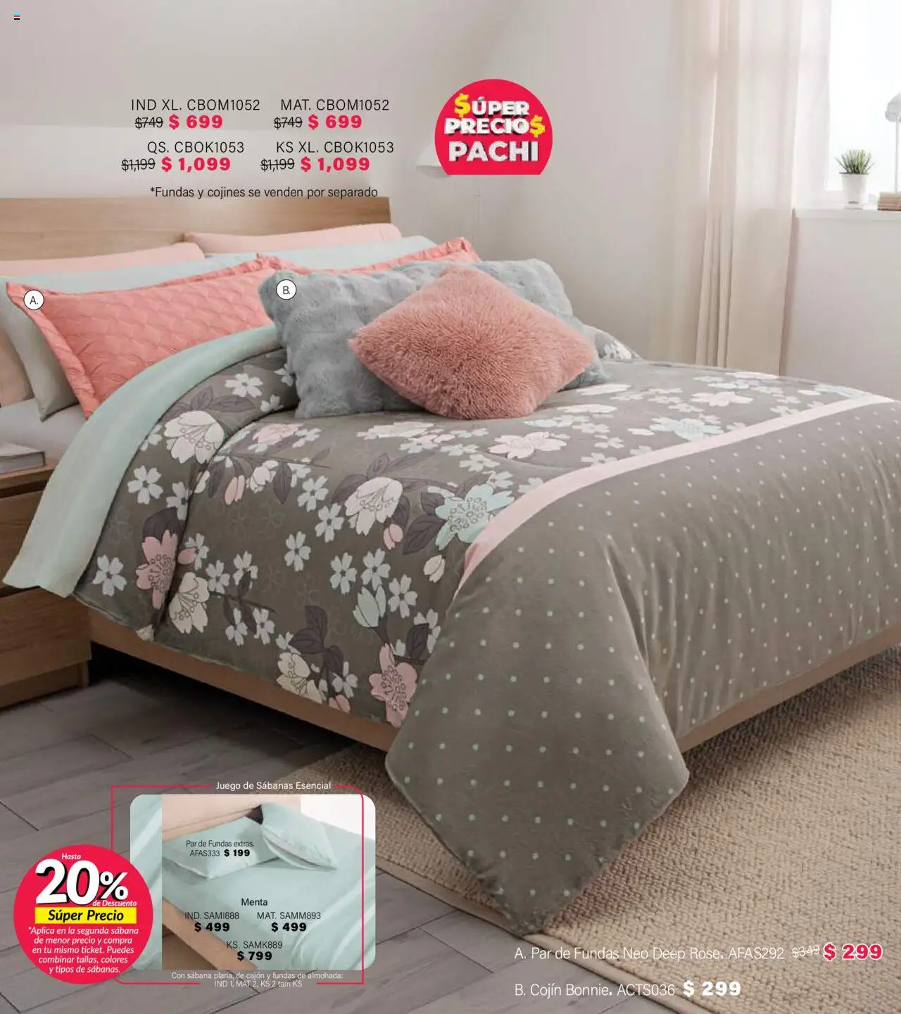 Nuevas ofertas de Colchas Concord válidas en toda la República Mexicana desde el 01.08.2025. ¡Encuentra las mejores ofertas en Colchas Concord - Catálogo! | Página: 653 | Productos: Juego, Almohada, Sabanas