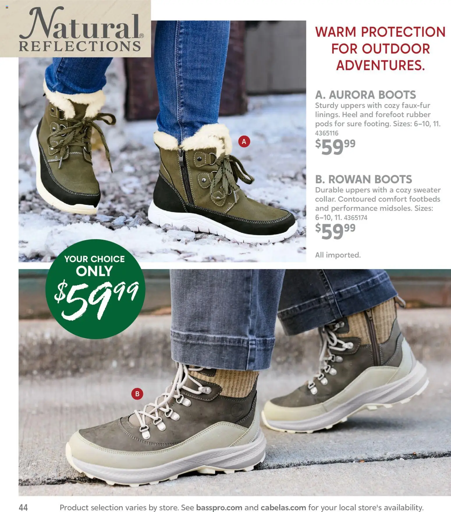Cabela's Winter Clothing 25 - valid from 20.11.2025 | Page: 44 | Products: Sweater, Boots