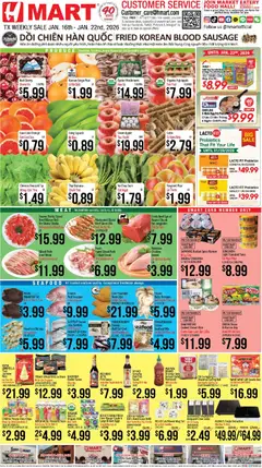 Preview of Hmart weekly ads valid from 16.01.2026