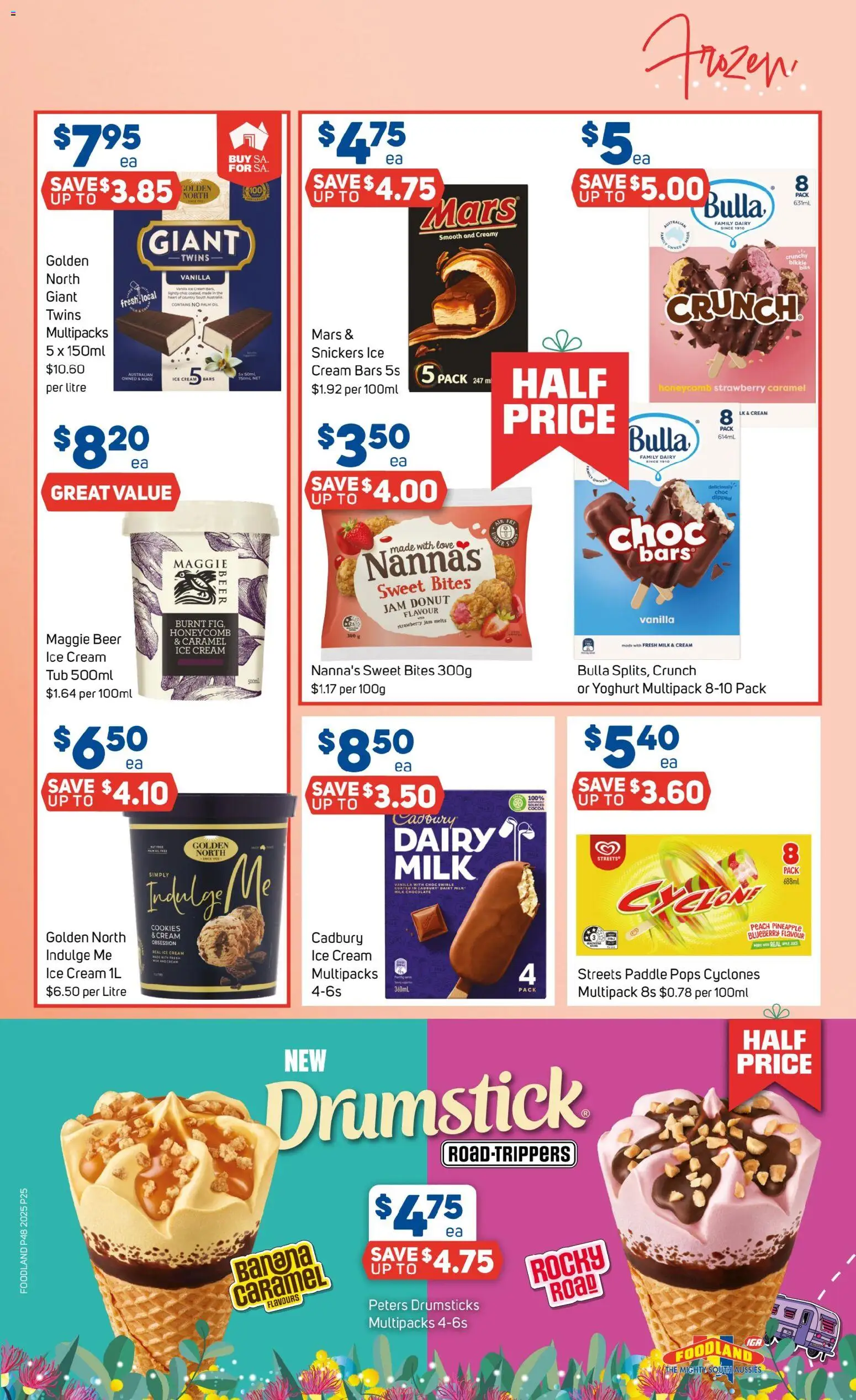 Foodland catalogue - valid from 26.11.2025 | Page: 25 | Products: Dairy, Oil, Chocolate, Peach
