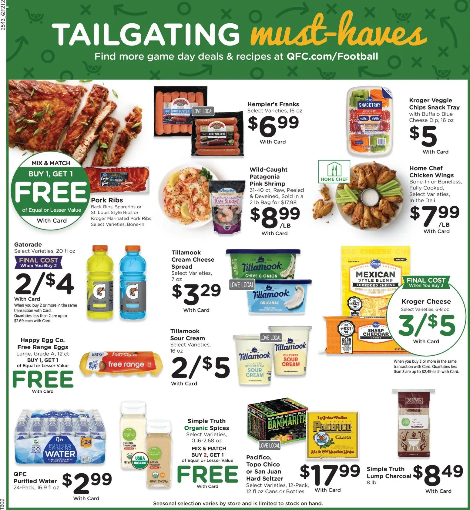 QFC Weekly Ad - WA - valid from 28.11.2025 | Page: 4 | Products: Cheese, Eggs, Cream, Onion