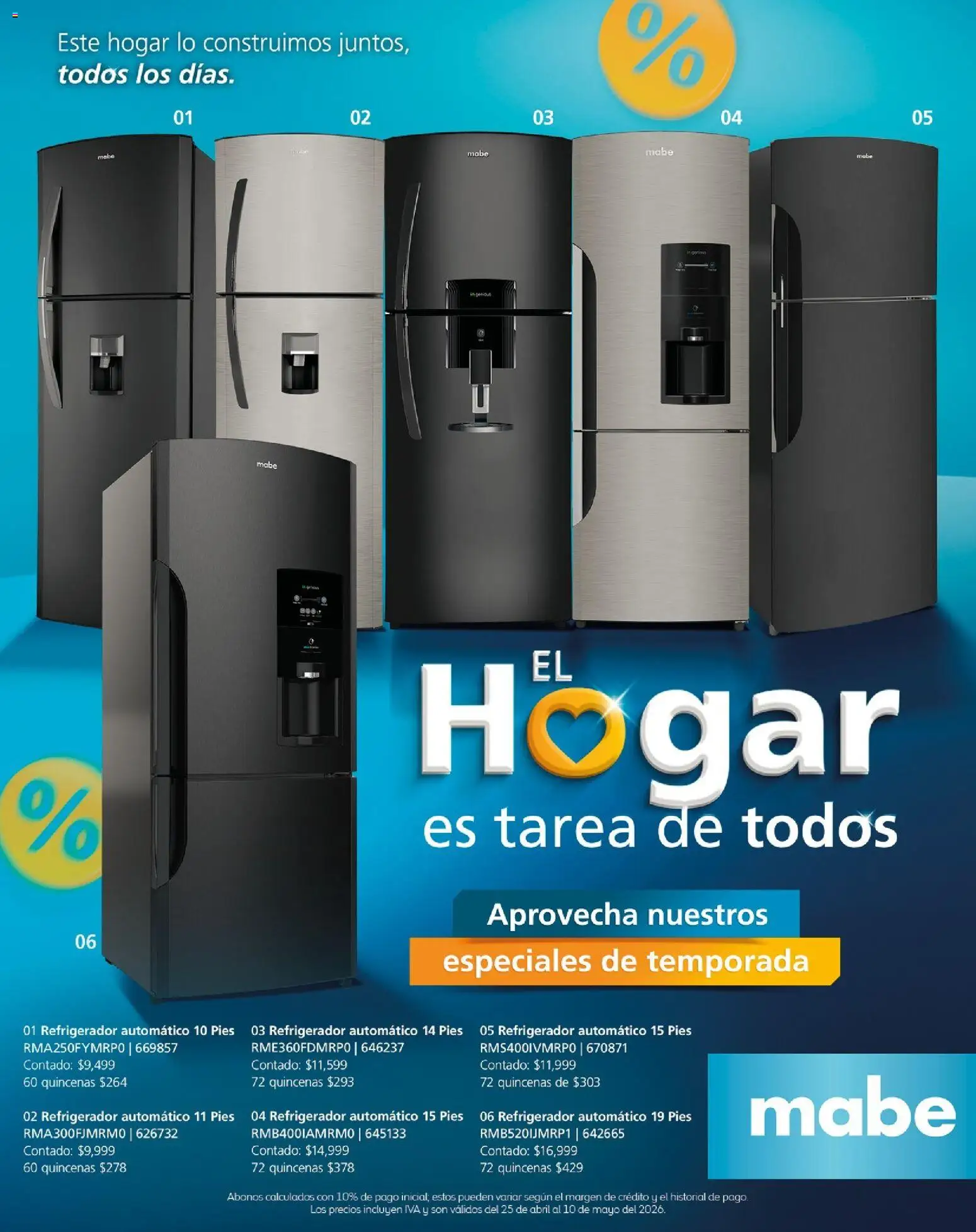 Nuevas ofertas de Coppel válidas en toda la República Mexicana desde el 25.04.2026. ¡Encuentra las mejores ofertas en Coppel catálogo Los regalos que mamá siempre quiere! | Página: 49 | Productos: Refrigerador