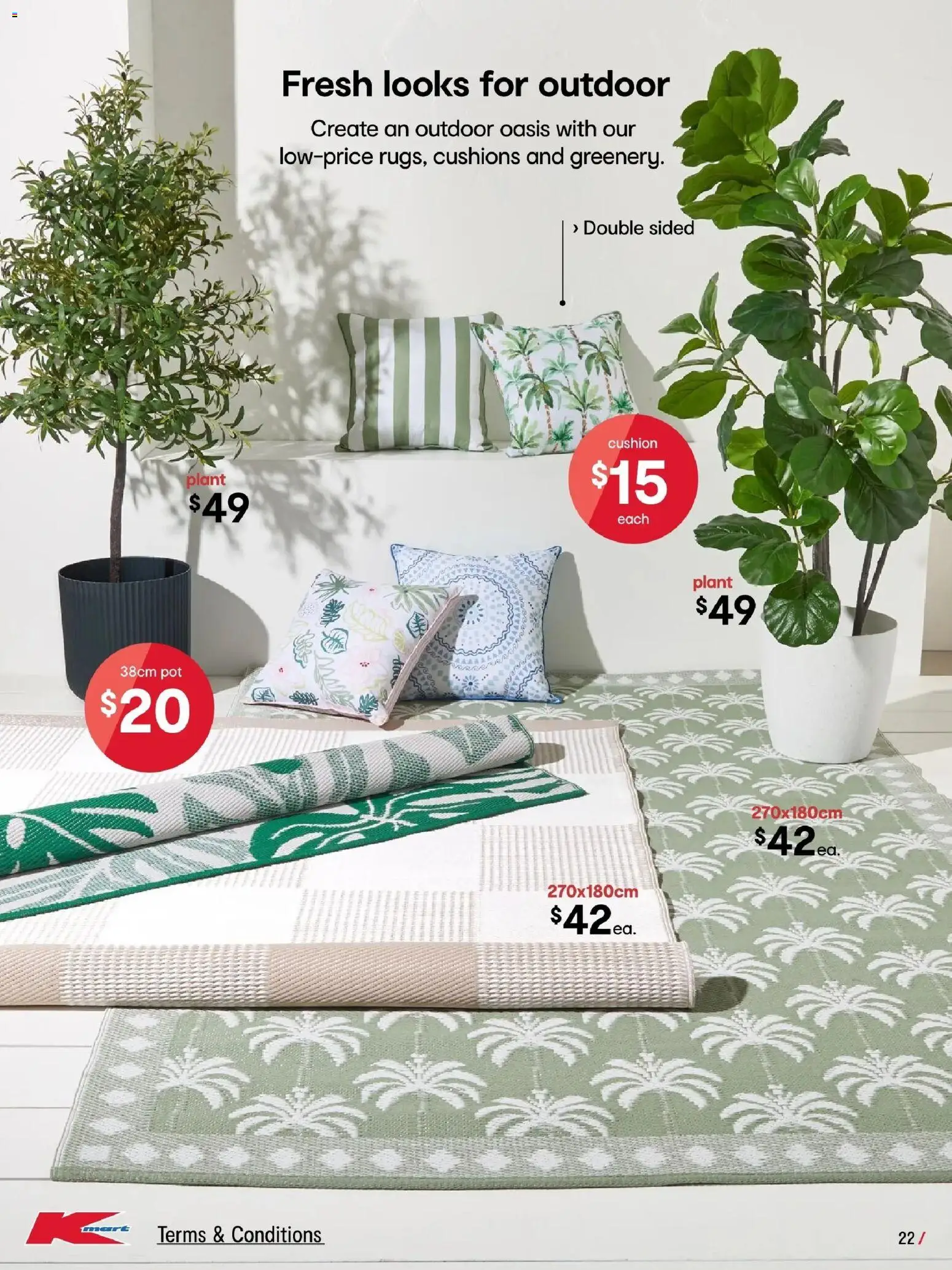 Kmart catalogue - valid from 13.11.2025 | Page: 22 | Products: Cushion, Pot, Plant