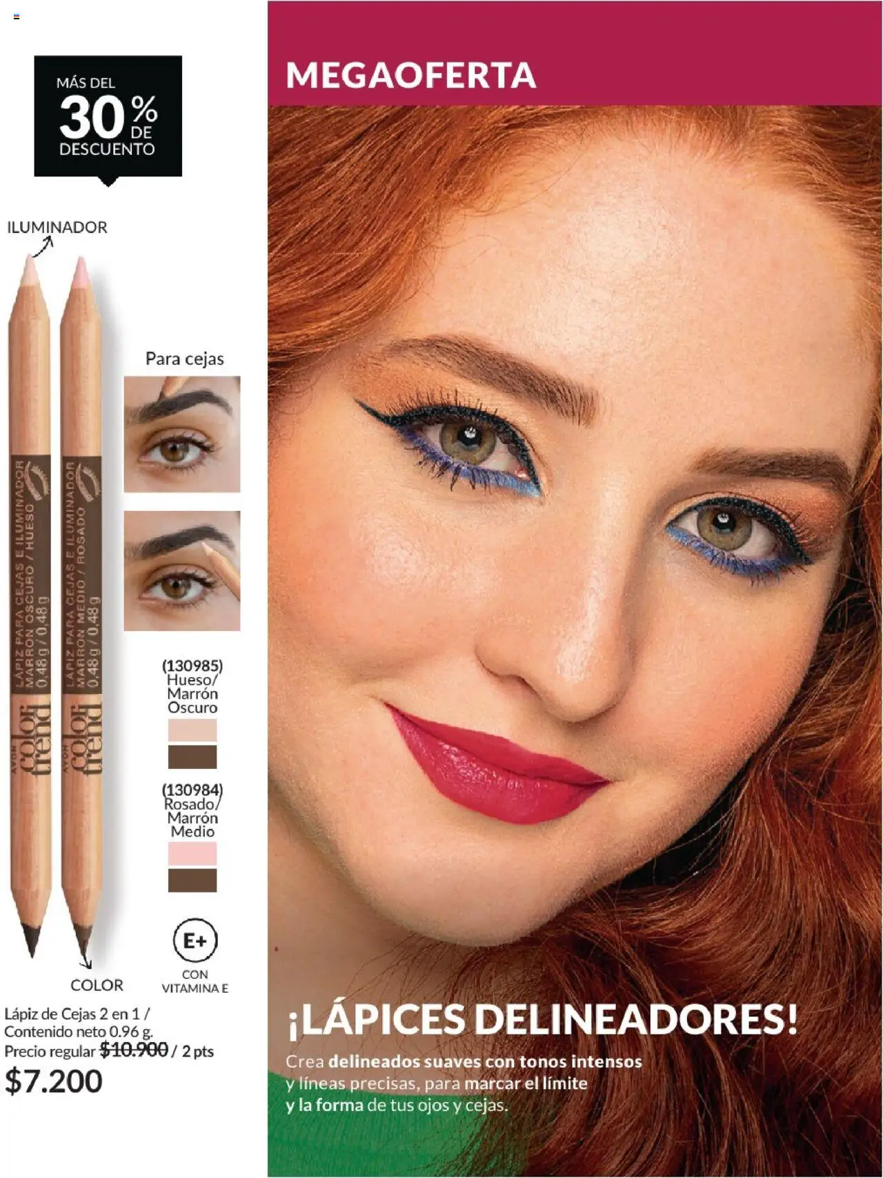 Avon revista - valida desde el 01.08.2025 | Página: 68 | Productos: Iluminador, Lápiz de cejas