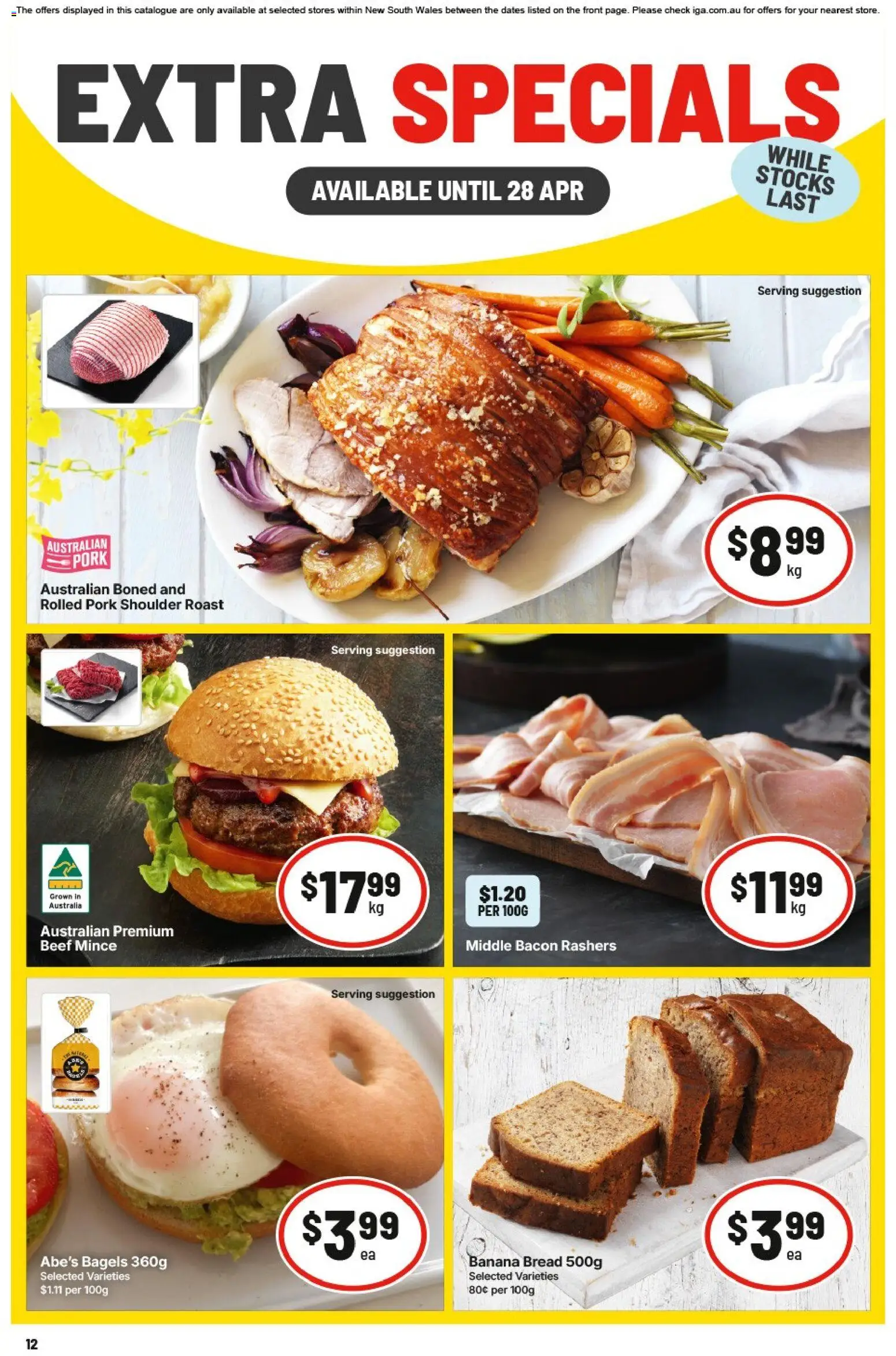IGA catalogue - valid from 15.04.2026 | Page: 15 | Products: Bacon, Ham, Pork, Game