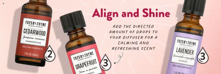 Preview of Fresh Thyme weekly ads valid from 01.01.2026 | Page: 10 | Products: Ring, Oil, Grapefruit