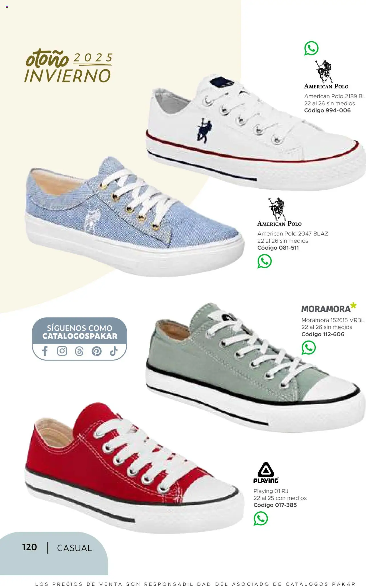 Nuevas ofertas de SC Pakar válidas en toda la República Mexicana desde el 24.07.2025. ¡Encuentra las mejores ofertas en SC Pakar - Catálogo Casual otoño / invierno! | Página: 120