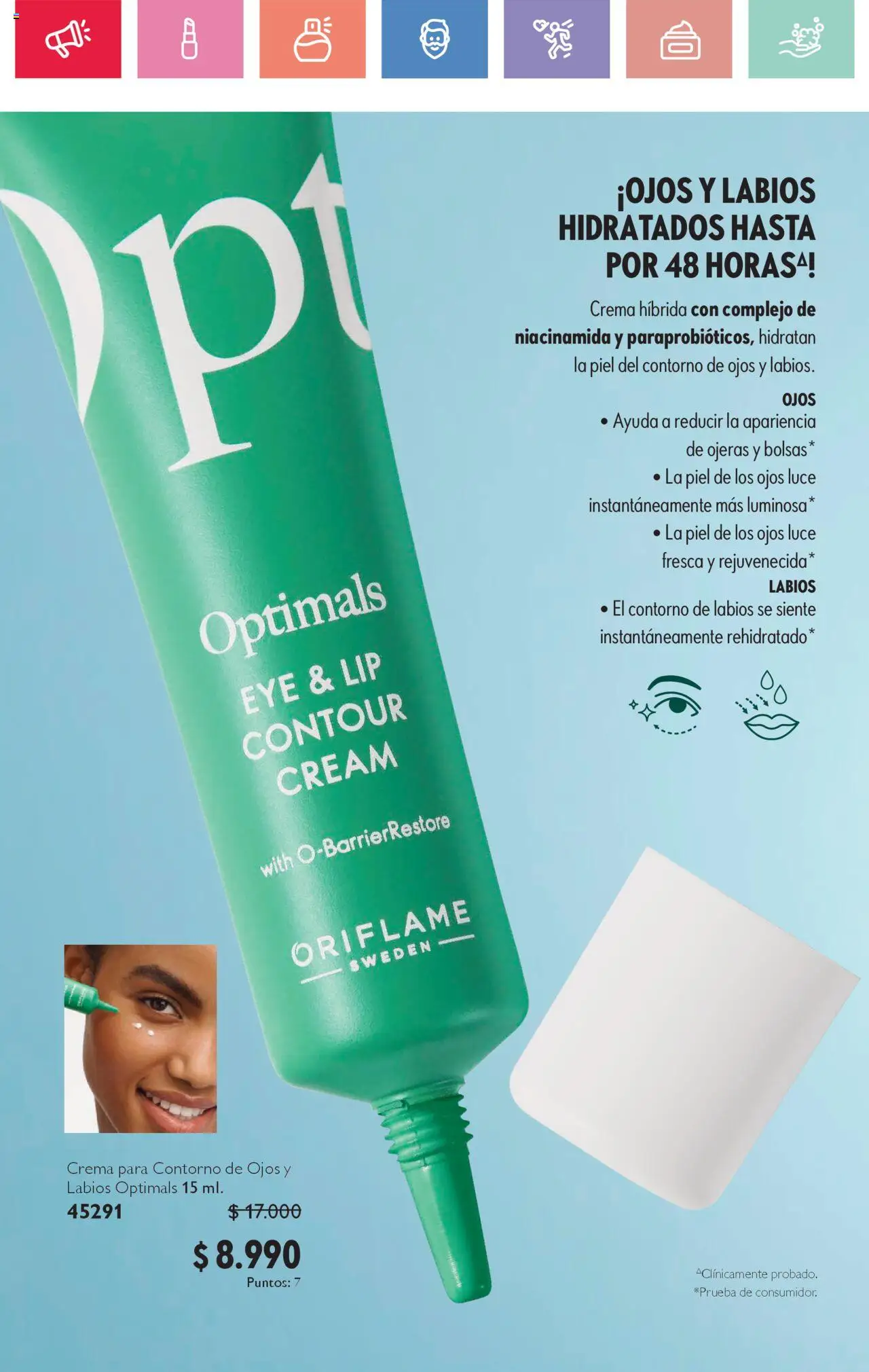 Oriflame catálogo │ válido desde el 23.08.2025 | Página: 14 | Productos: Contorno, Crema, Contorno de ojos