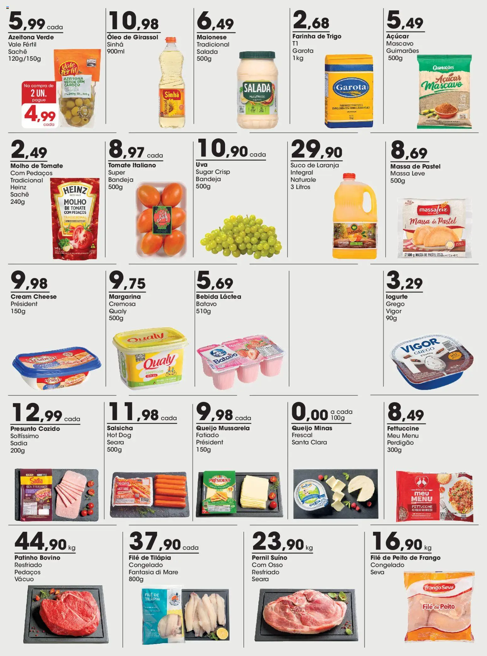 Zaffari Folheto - válido de 20.04.2026 | Página: 2 | Produtos: Ferro, Massa, Massa de pastel, Mussarela