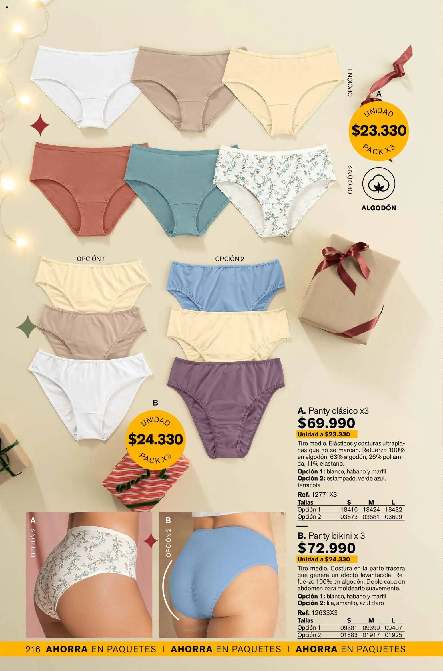 Leonisa revista - valida desde el 13.11.2025 | Página: 216 | Productos: Algodón, Bikini