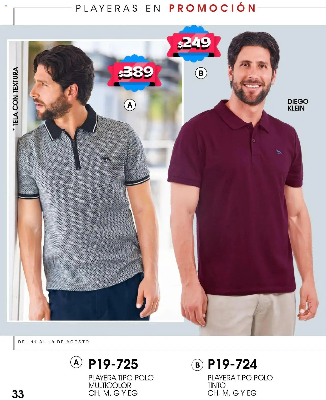 Nuevas ofertas de Cklass válidas en toda la República Mexicana desde el 11.08.2025. ¡Encuentra las mejores ofertas en Cklass - Catálogo Hot Fashion! | Página: 34 | Productos: Playera