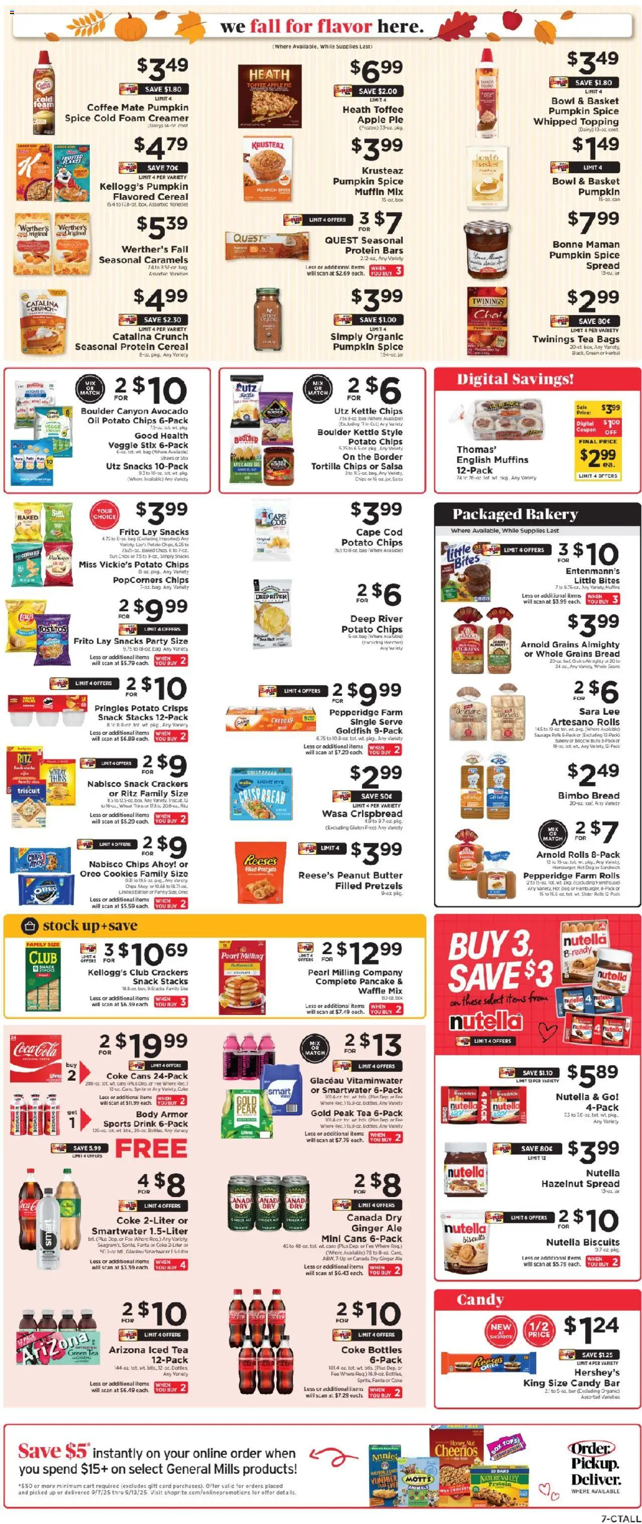 ShopRite Weekly Ad - CT - valid from 07.09.2025 | Page: 8 | Products: Ginger, Flakes, Avocado, Bag