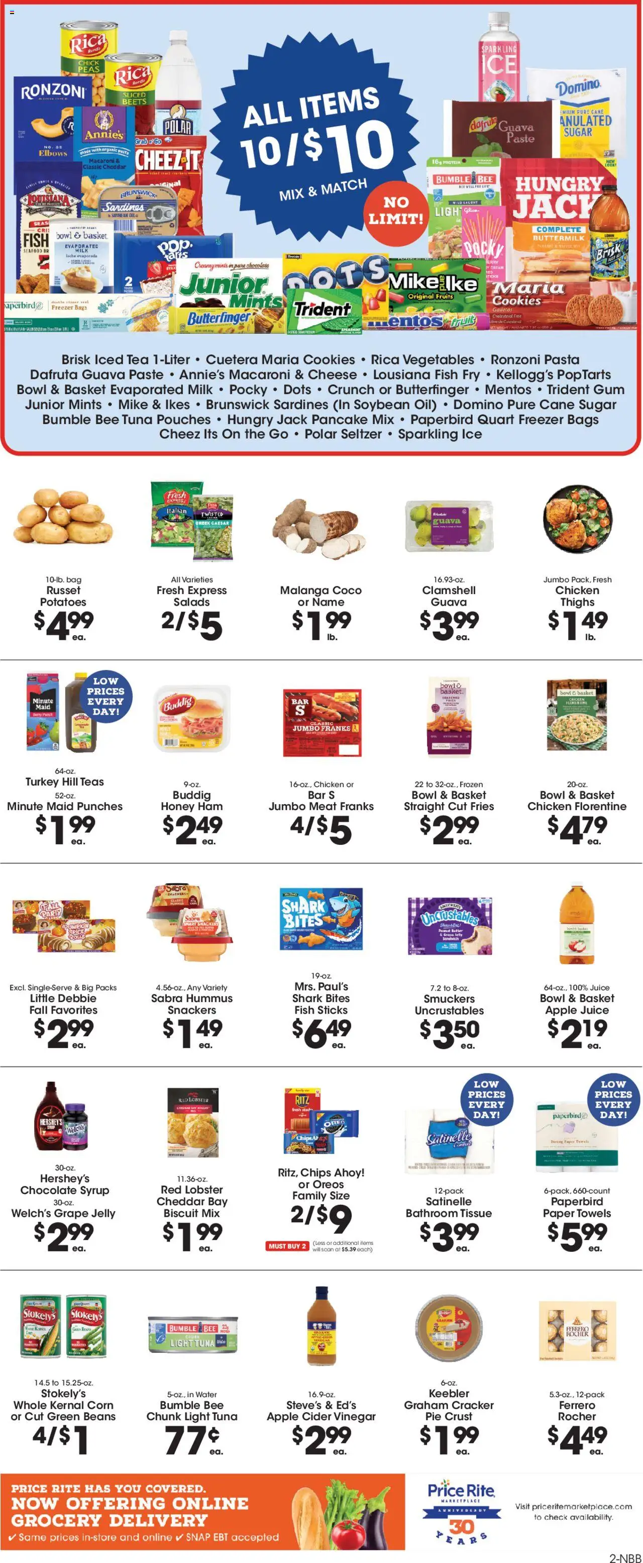 Price Rite Weekly Ad - valid from 19.09.2025 | Page: 2 | Products: Basket, Vegetables, Lemon, Pumpkin