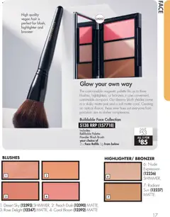 Preview of Nutrimetics Catalogue New products, sets and savings - valid from 01.01.2026 | Page: 17 | Products: Powder, Highlighter, Brush, Suit