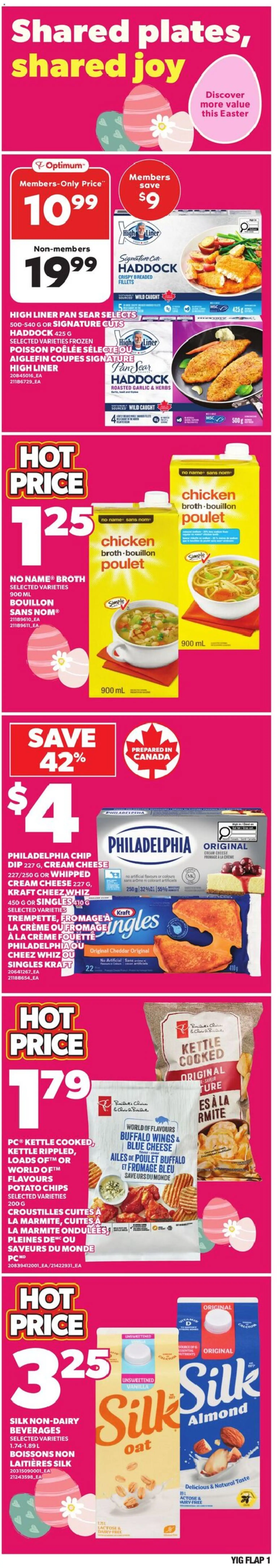 Independent Grocer flyer valid from 26.03.2026 | Page: 1 | Products: Cream, Kettle, Cheese, Chicken