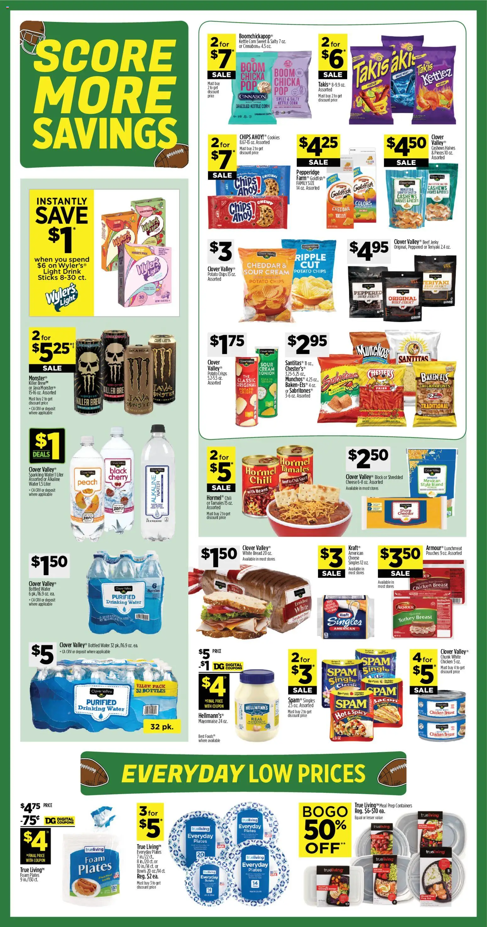 Dollar General Weekly Ad - TX - valid from 11.01.2026 | Page: 2 | Products: Corn, Chips, Mayonnaise, Sauce
