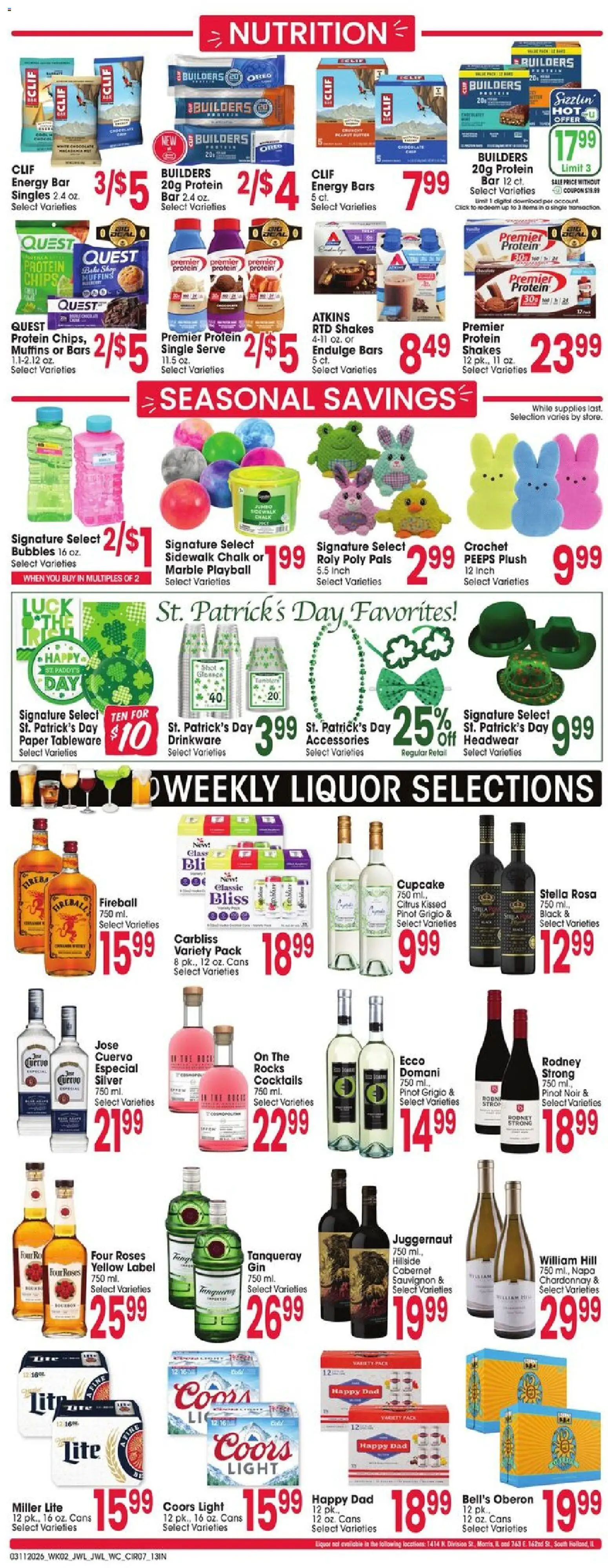 Jewel Osco Weekly Ad - IN - valid from 11.03.2026 | Page: 7 | Products: Crochet, Cupcake