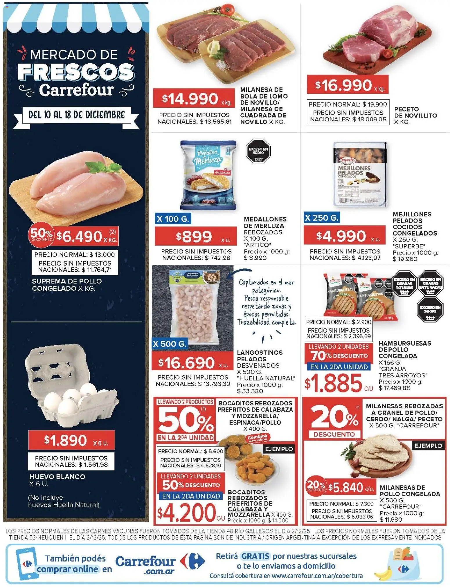 Carrefour ofertas │ válido desde el 10.12.2025 | Página: 15 | Productos: Pollo, Huevo, Huevos, Té