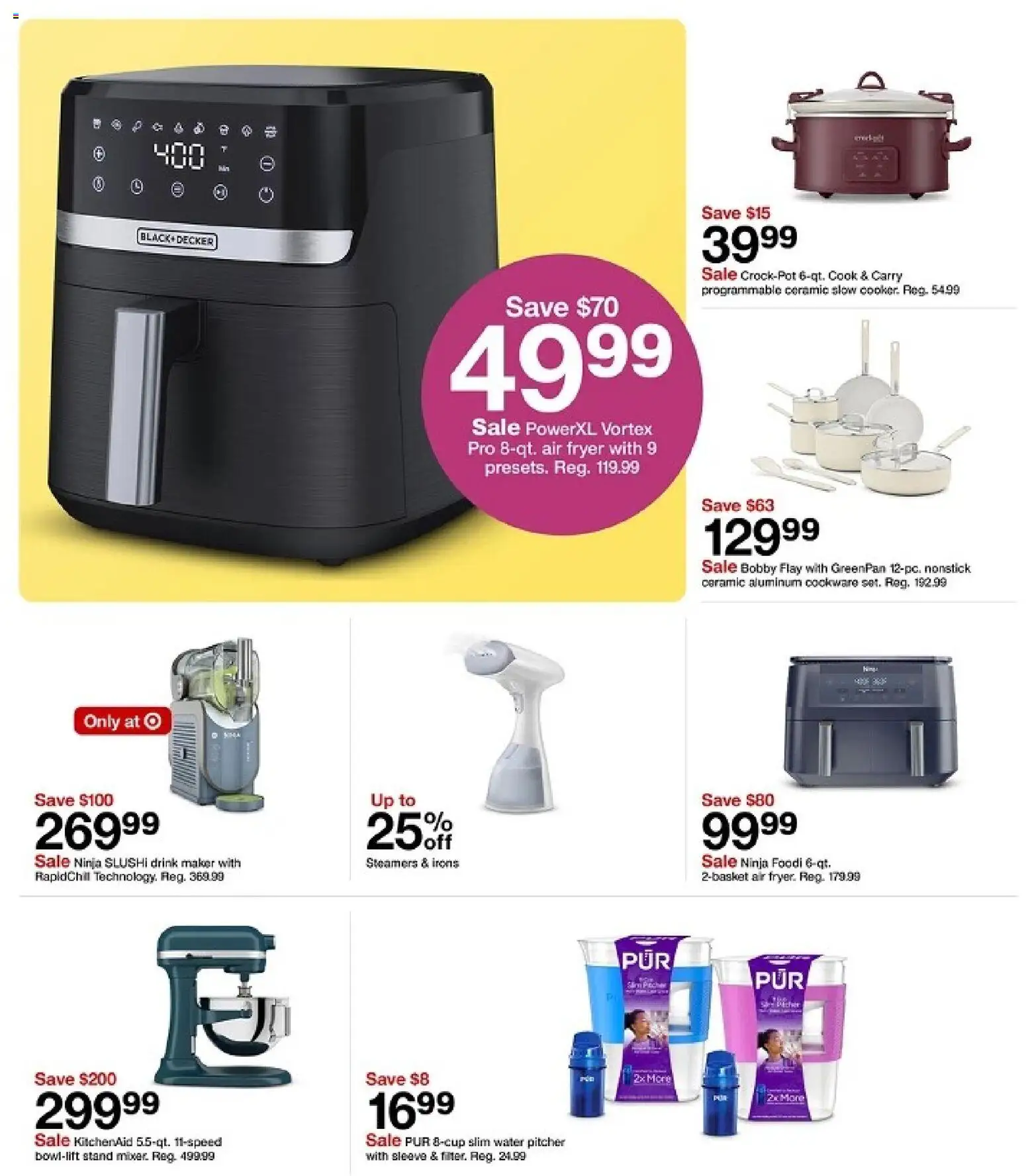 Target Weekly Ad - valid from 22.03.2026 | Page: 20 | Products: Fryer, Water