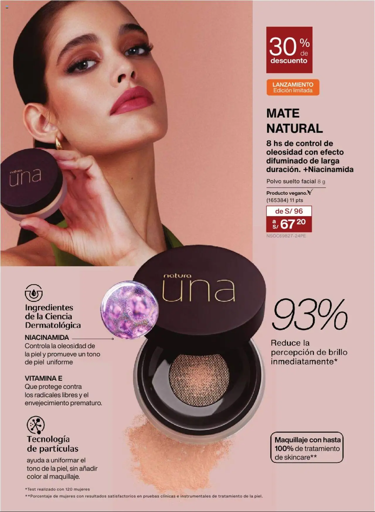 Catálogo Natura válido desde 24.05.2025 | Página: 52 | Productos: Maquillaje, Polvo