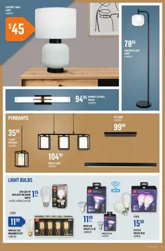 Preview of Canac weekly flyer from shop Canac valid from 05.02.2026 | Page: 6 | Products: Table, Lamp