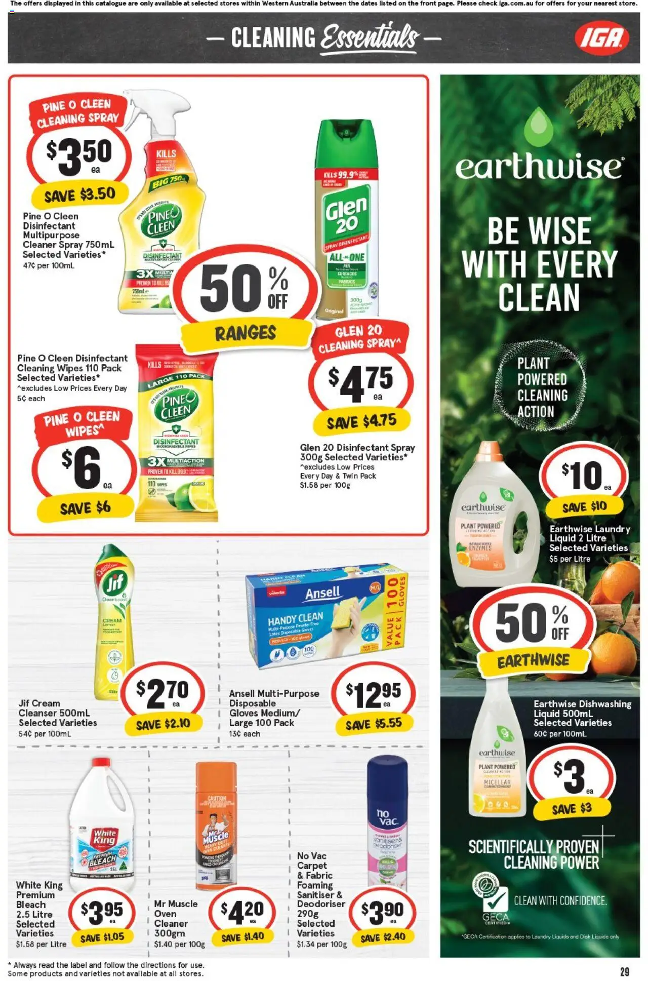 IGA catalogue - valid from 15.10.2025 | Page: 32 | Products: Cleaner, Plant, Multipurpose, Oven