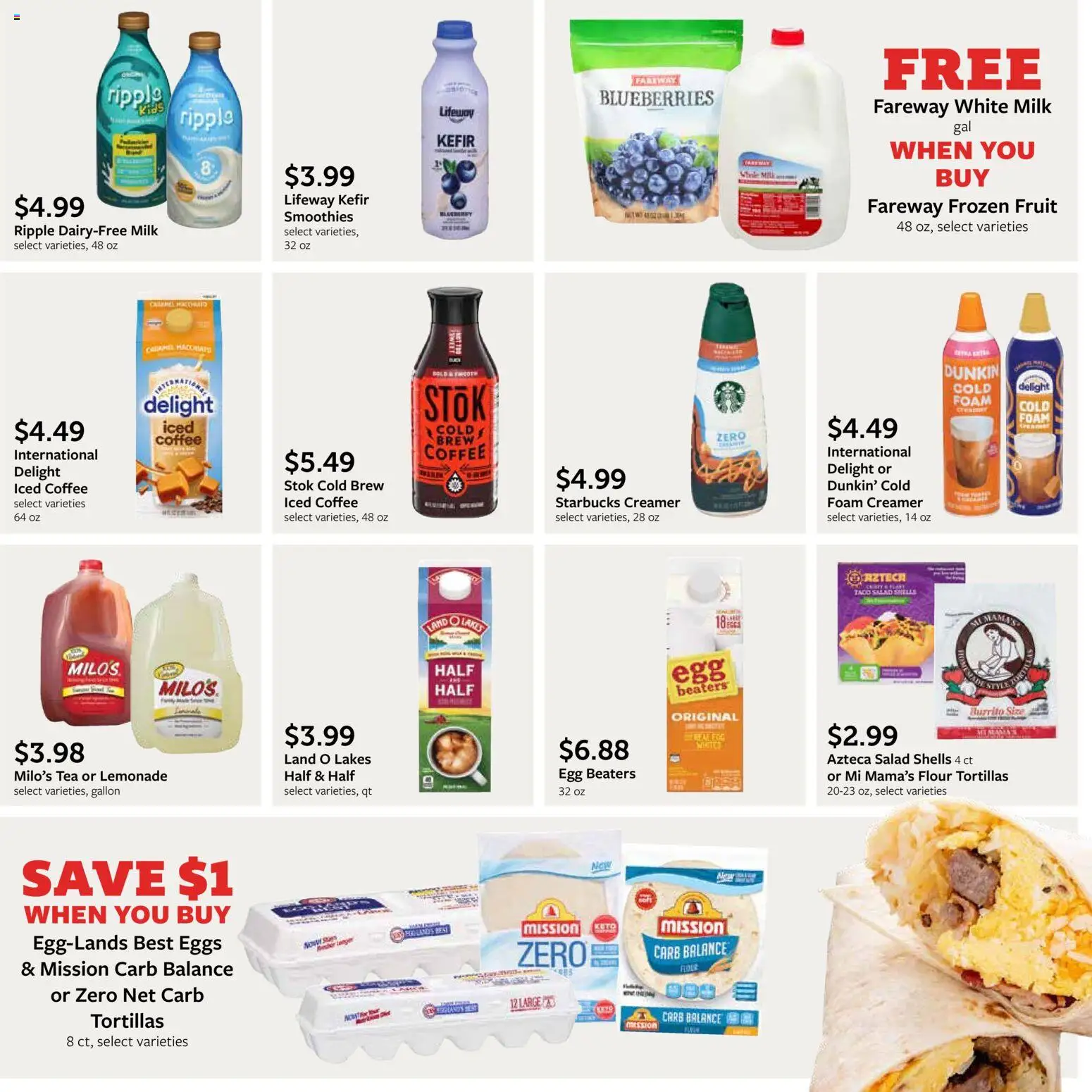 Fareway Monthly Ad - valid from 29.12.2025 | Page: 26 | Products: Eggs, Tea, Salad, Blueberries