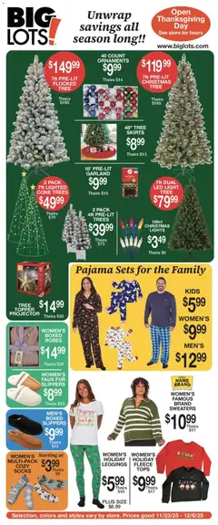 Preview of Big Lots weekly ads valid from 23.11.2025