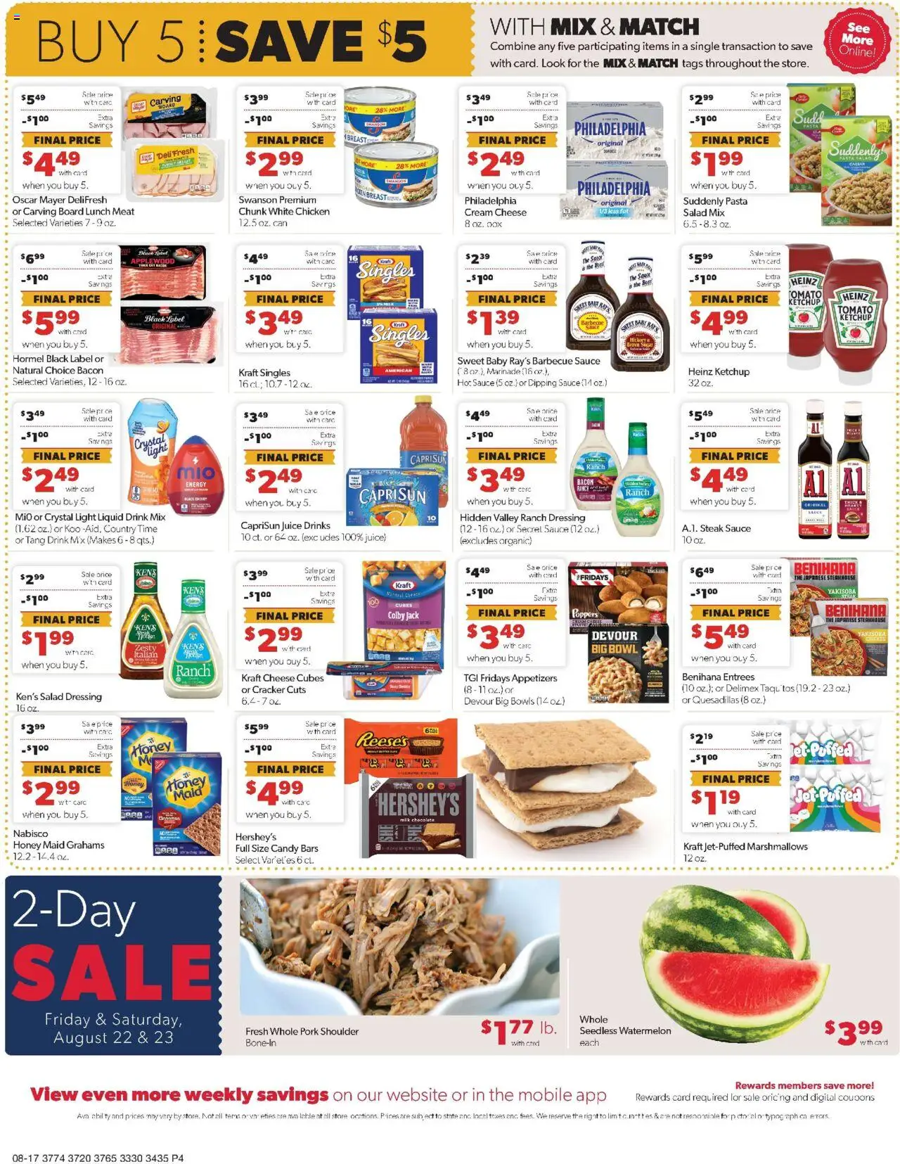 Family Fare Weekly Ad - IA - valid from 17.08.2025 | Page: 6 | Products: Milk, Chocolate, Juice, Ketchup