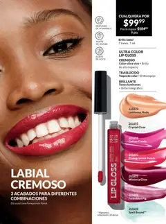 Vista previa de Brillo labial, 7 tonos. 7 ml, nuevo folleto de la tienda, válido en México a partir del 07.11.2025 | Página: 121
