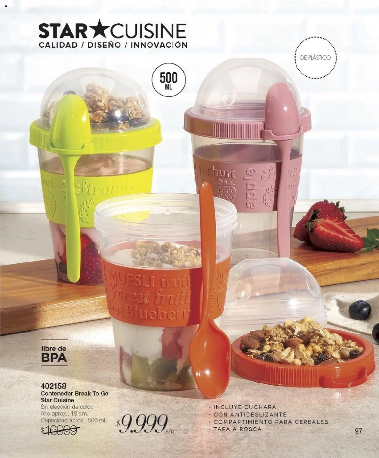 Violetta catálogo │ válido desde el 01.01.2026 | Página: 97 | Productos: Cuchara, Wok, Cereales