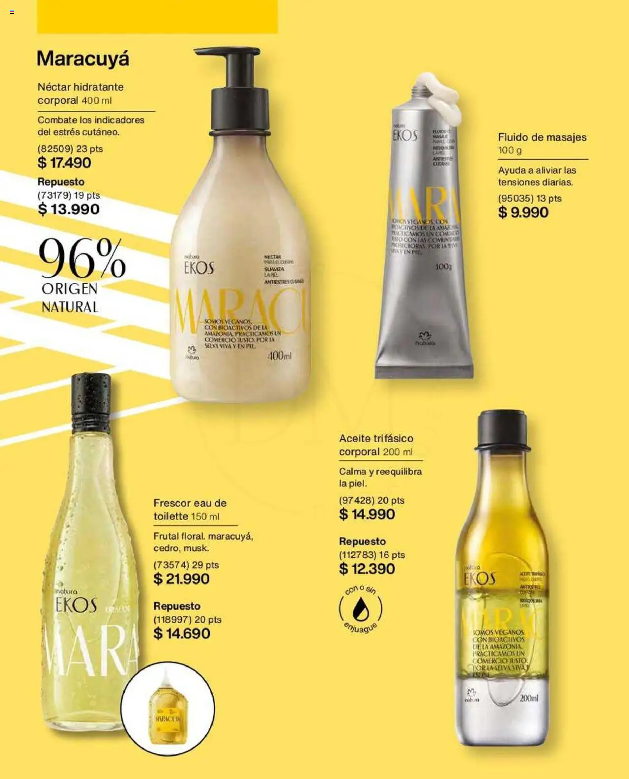 Natura catálogo │ válido desde el 22.07.2025 | Página: 99 | Productos: Aceite