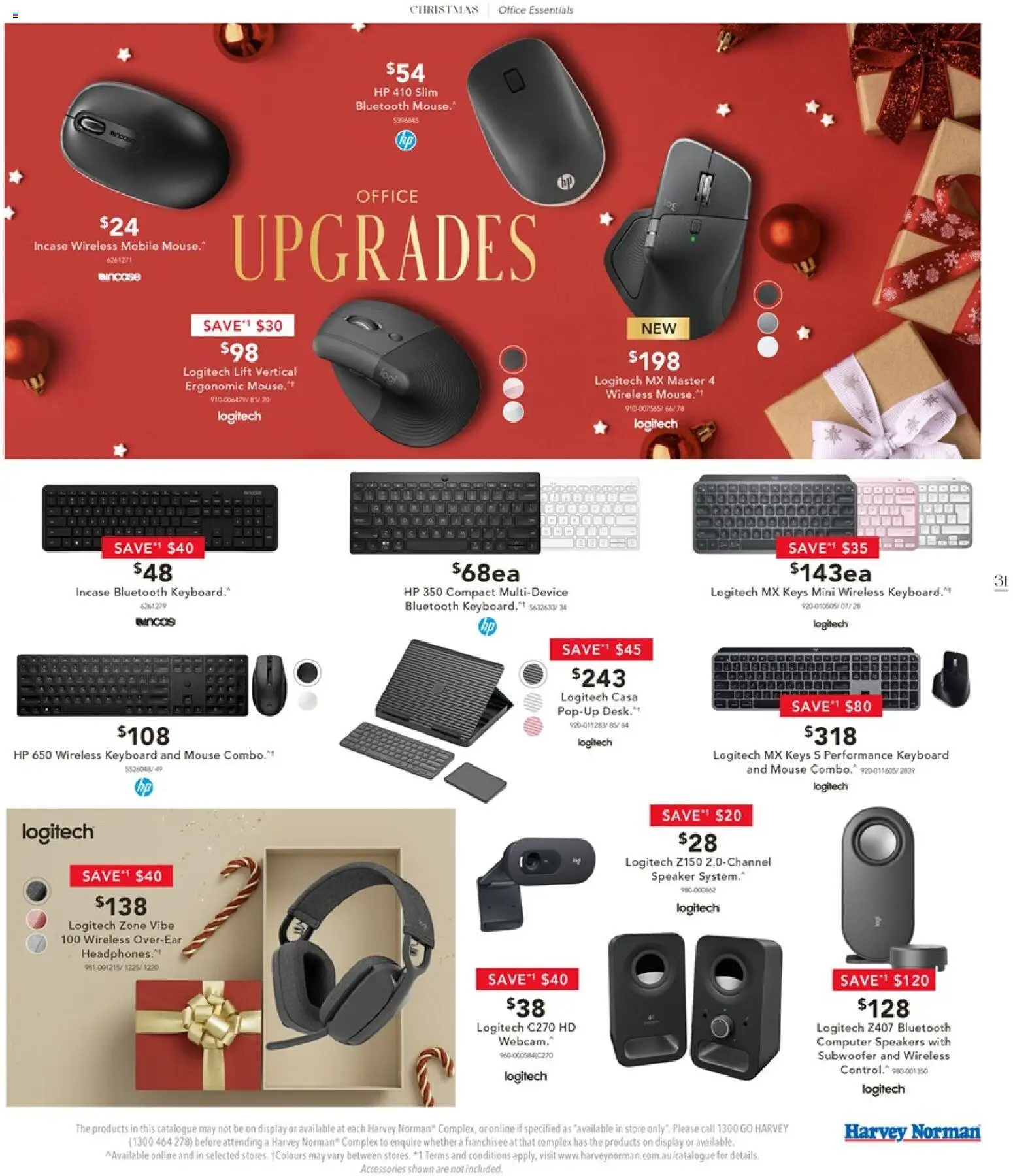 Harvey Norman catalogue - valid from 16.12.2025 | Page: 31 | Products: Accessories, Computer, Keyboard, Headphones