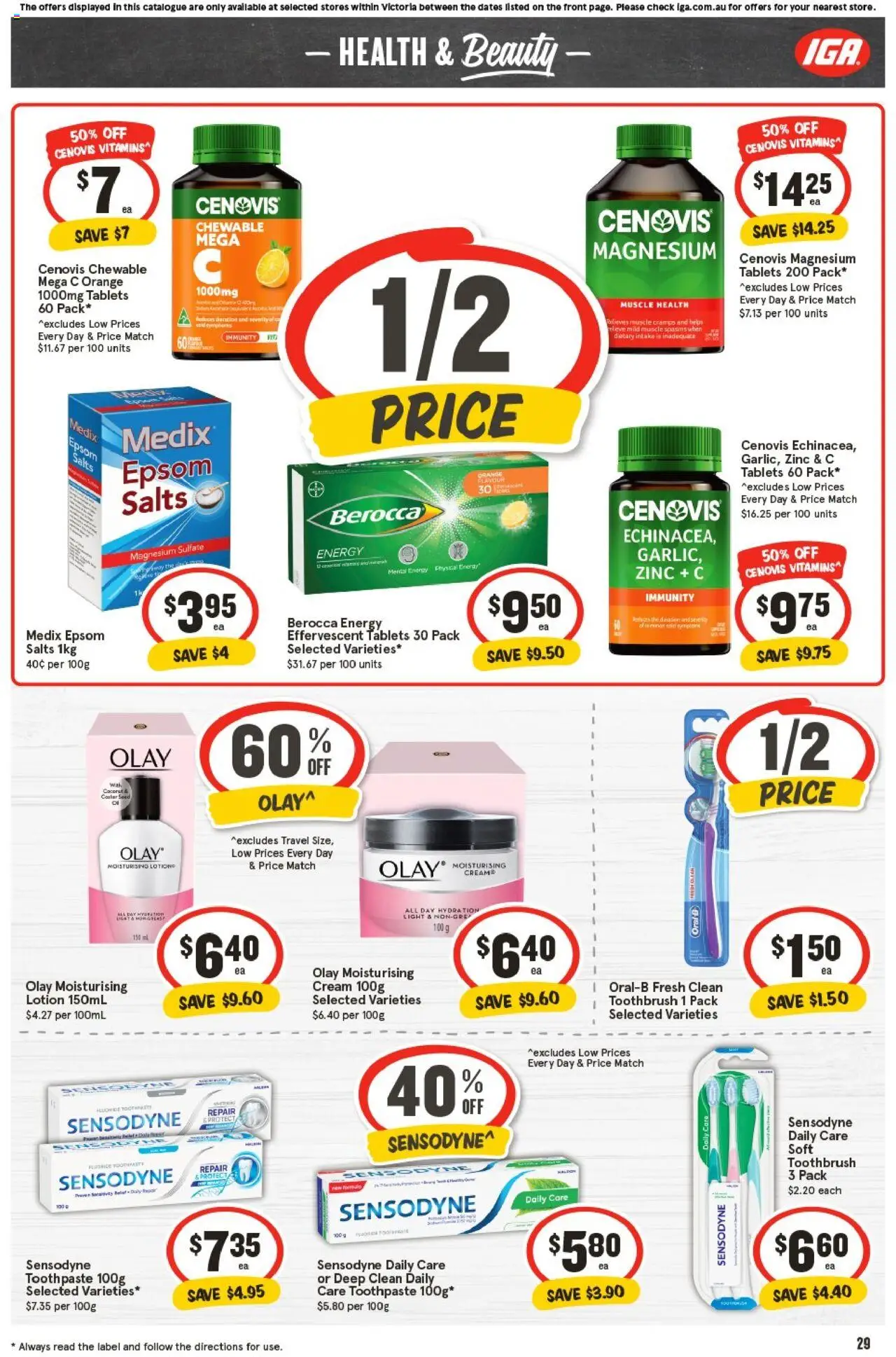 IGA catalogue - valid from 08.10.2025 | Page: 32 | Products: Household, Salt, Tie, Tissues