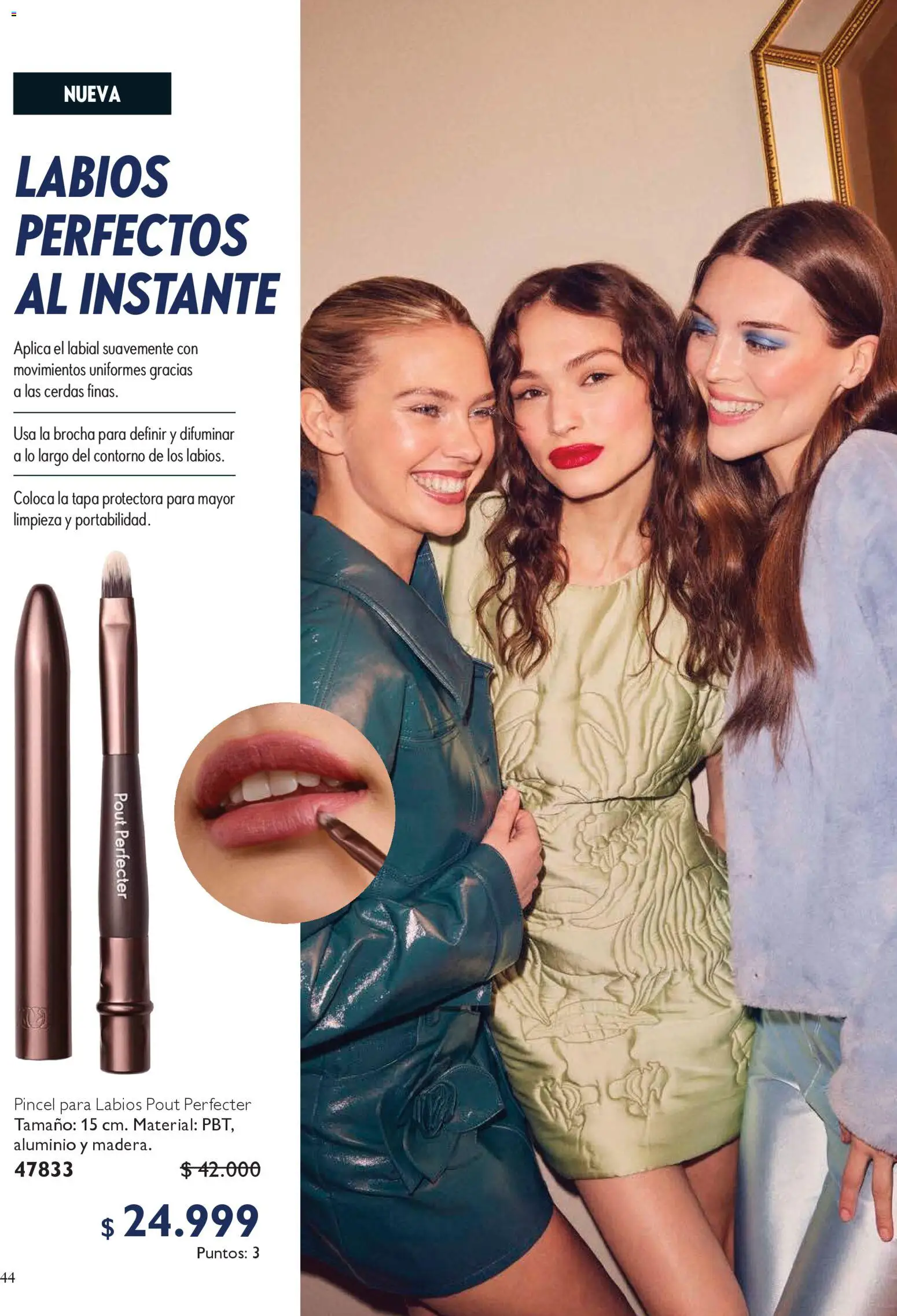 Oriflame revista - valida desde el 06.12.2025 | Página: 44 | Productos: Brocha, Contorno