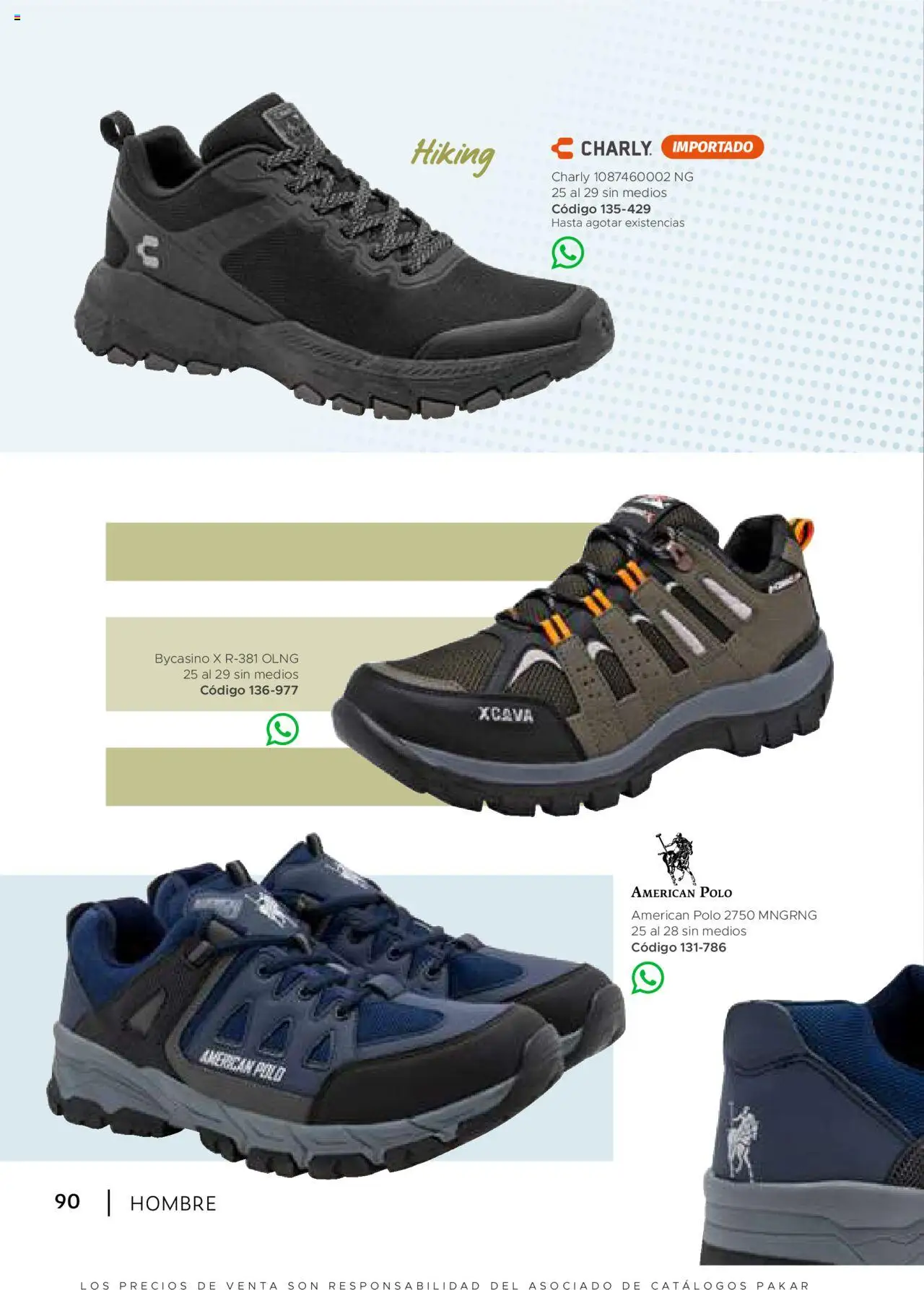 Nuevas ofertas de SC Pakar válidas en toda la República Mexicana desde el 24.07.2025. ¡Encuentra las mejores ofertas en SC Pakar - Catálogo Hombre otoño / invierno! | Página: 90