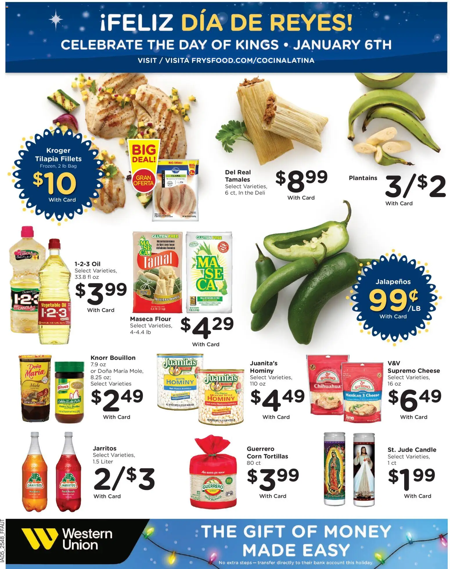 Fry's Food Weekly Ad - valid from 02.01.2026 | Page: 13 | Products: Corn, Cheese, Oil, Bag