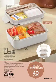 Vista previa Tupperware Folleto válido desde el 09.03.2026 | Página: 100 | Productos: Cuchillo, Tenedor, Heladera, Microondas
