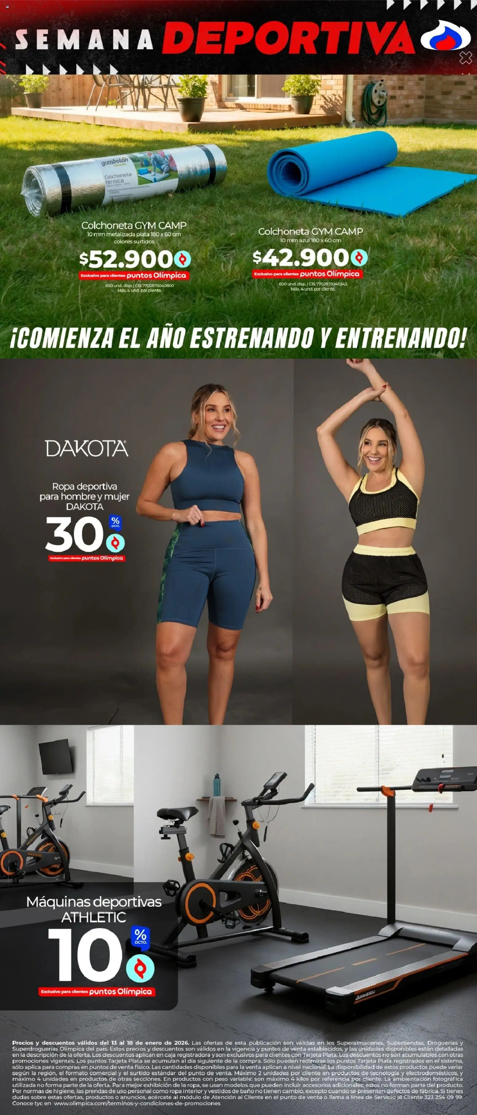 Olímpica revista - valida desde el 13.01.2026 | Página: 2 | Productos: Sobre, Caja, Baño, Ropa