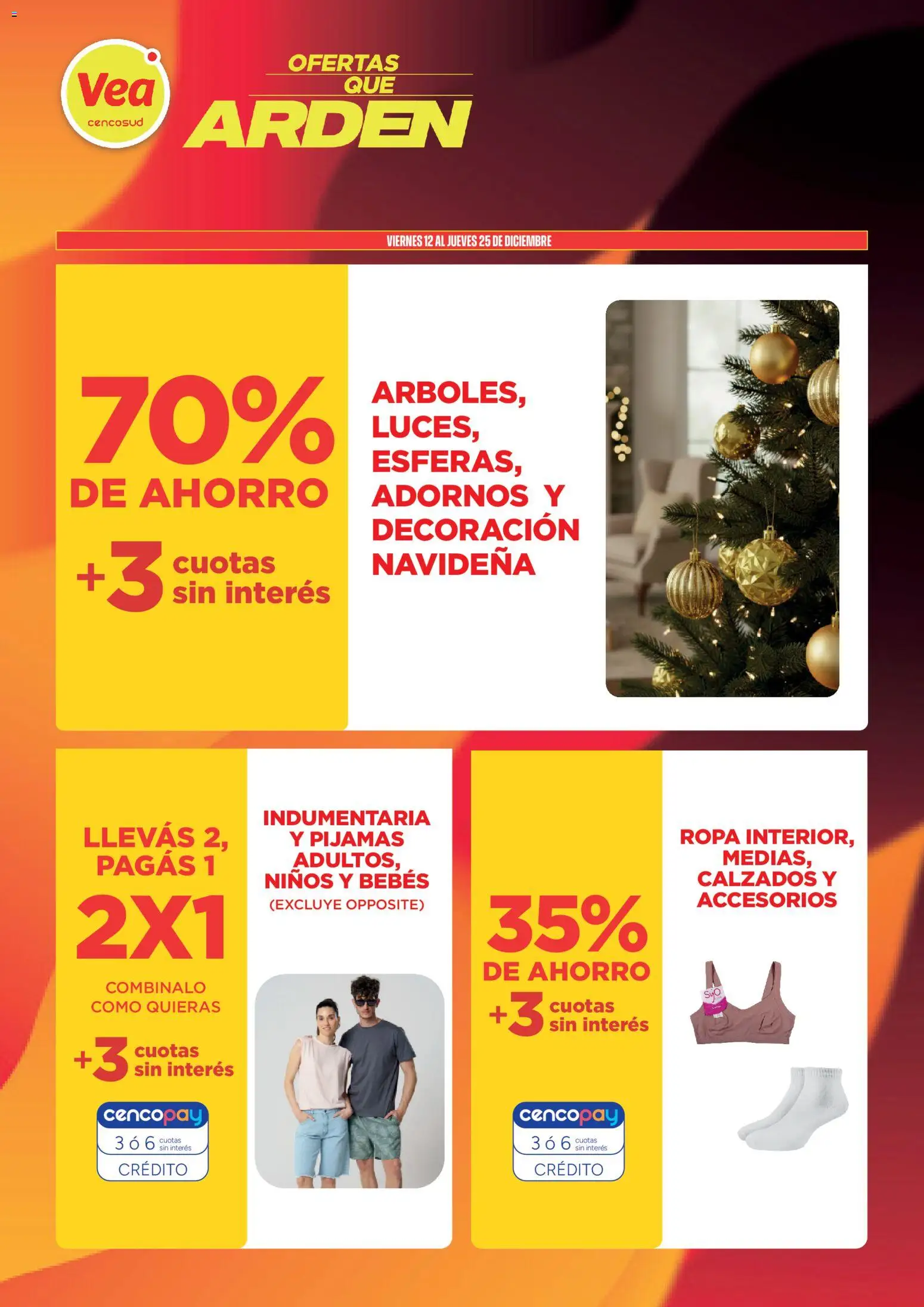 Vea - Ofertas que Arden │ válido desde el 12.12.2025 | Página: 10 | Productos: Ropa