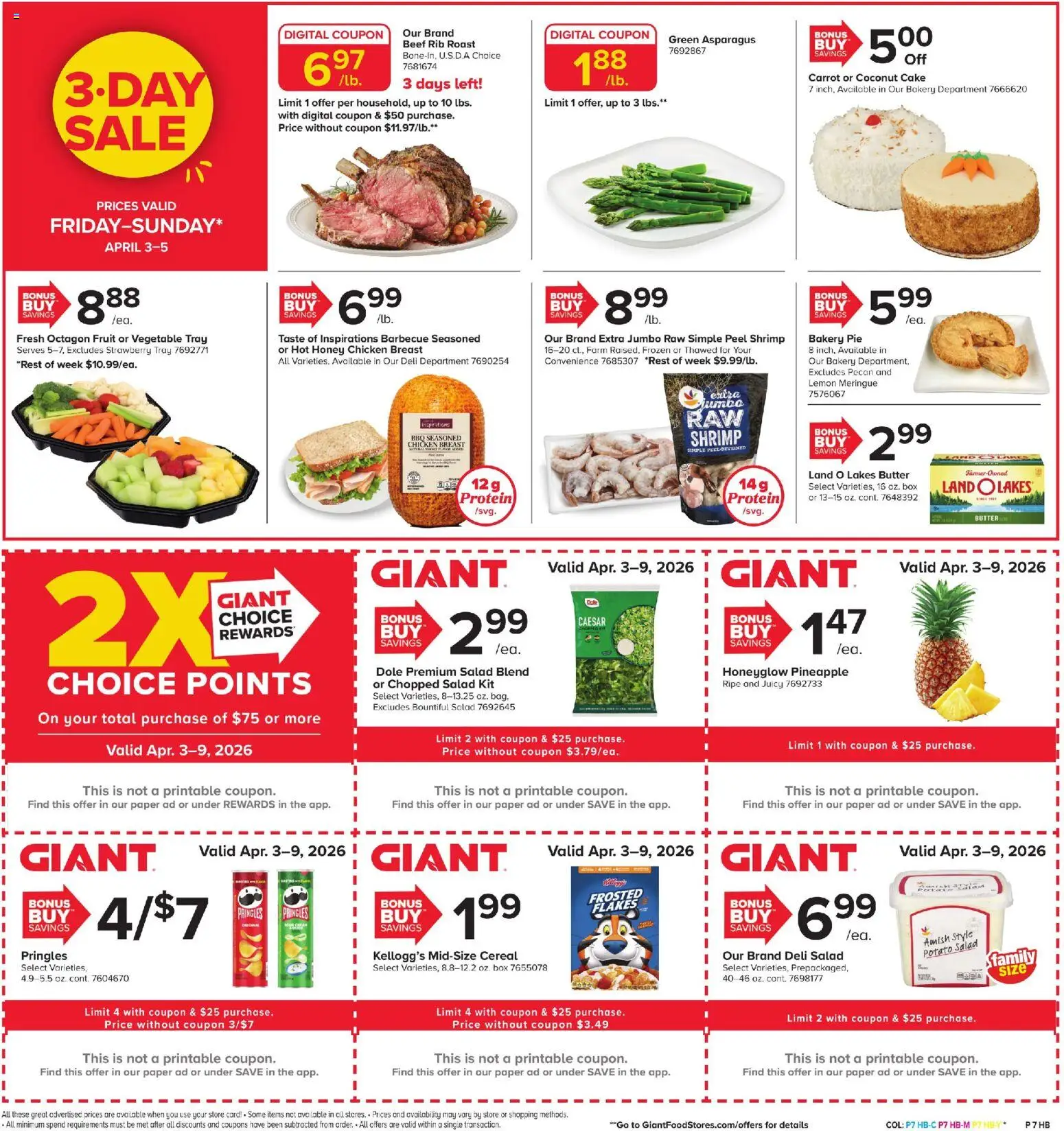 Giant Weekly Ad - valid from 03.04.2026 | Page: 5 | Products: Bakery, Beef, Pineapple, Lemon