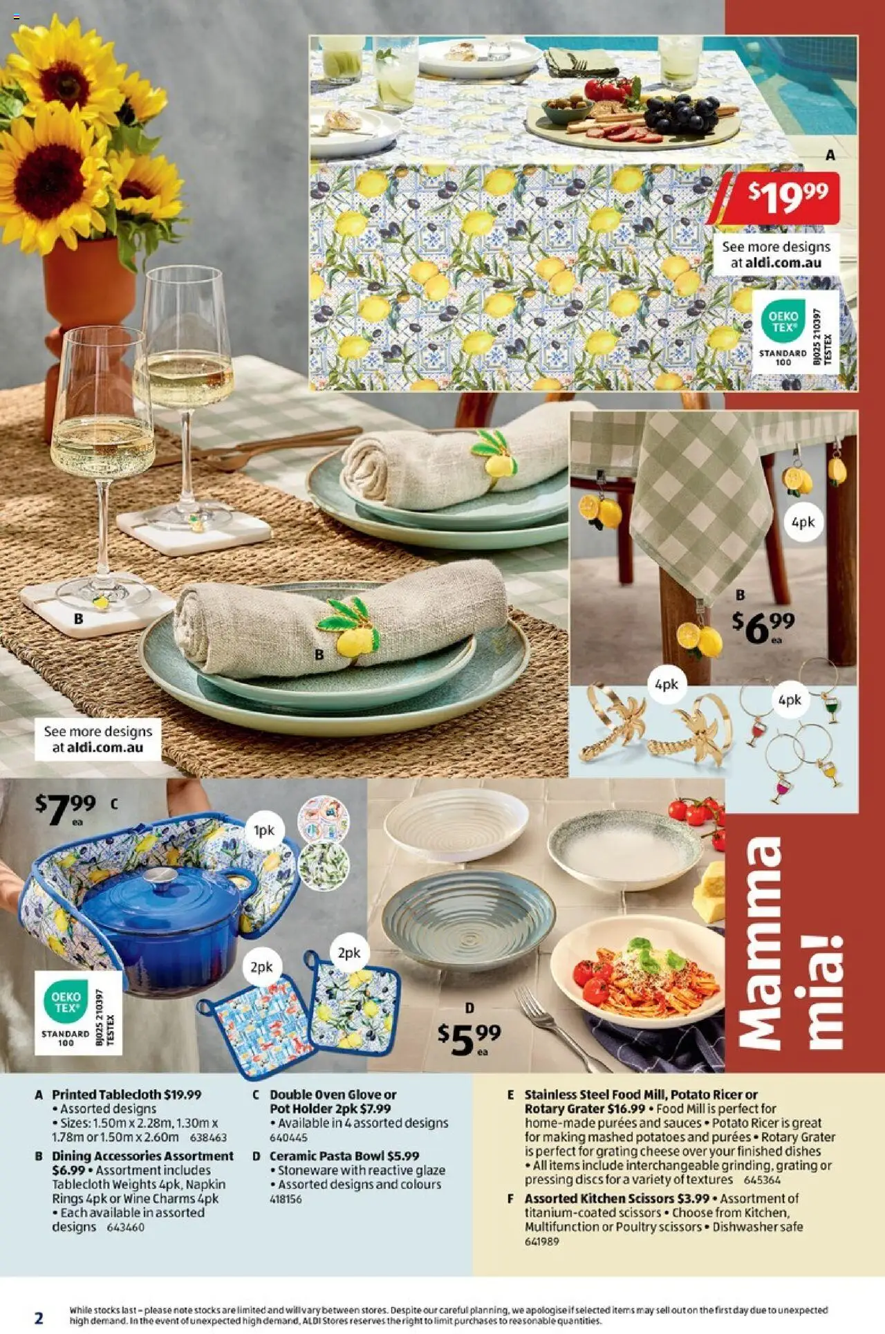 Aldi catalogue - valid from 02.07.2025 | Page: 2 | Products: Charms, Scissors, Potatoes, Safe